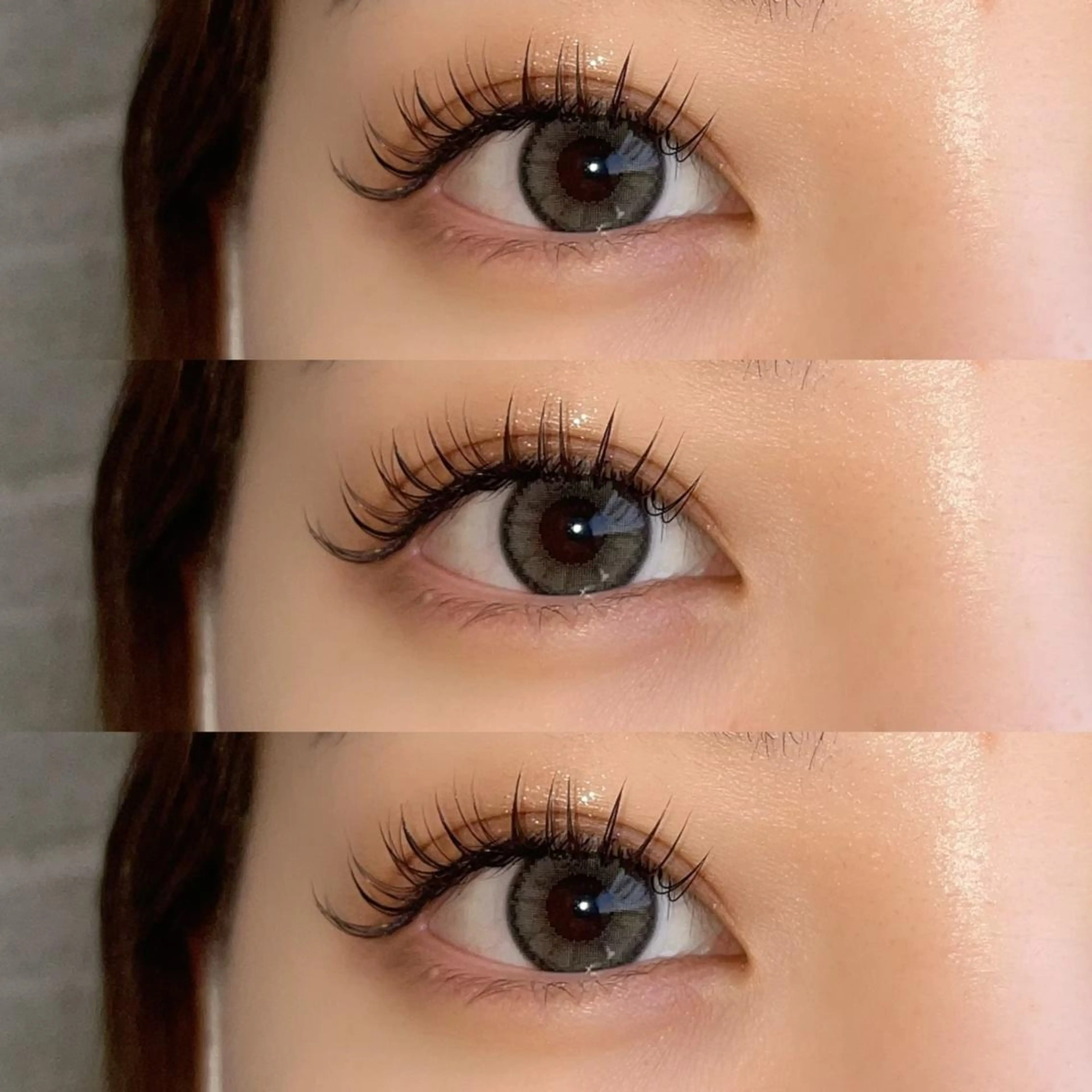 ミディアム カラー キッズ ネイル マツエク・マツパ アイブロウ 𓊆ᶠᵉᵉʸ𓊇 ᶜᴴᴵᴴᴬᴿᵁのマツエク・マツパデザイン