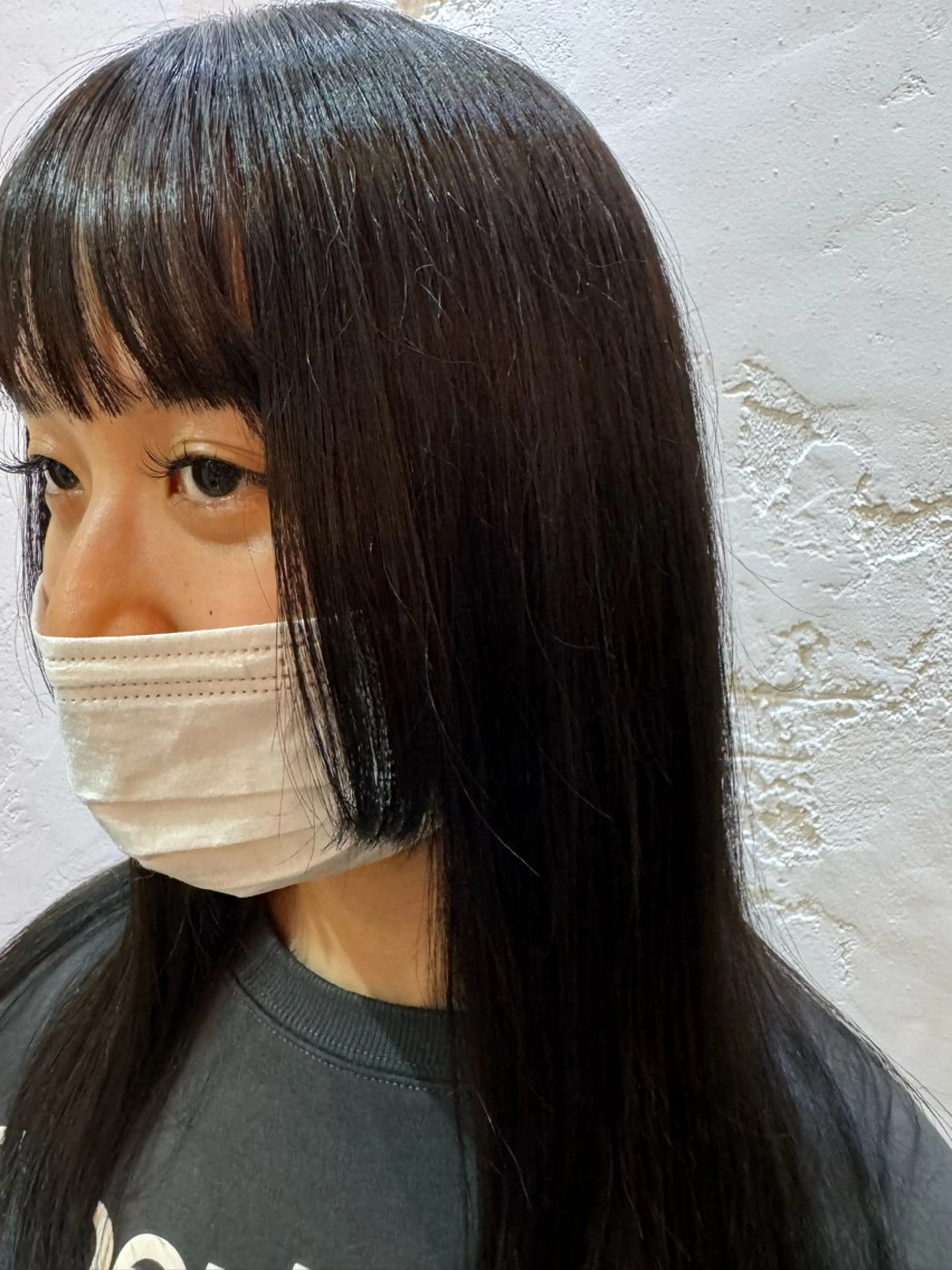 ロング 顔周りカット カット ヘアカラー reira/堀江/ 似合わせカットのヘアスタイル