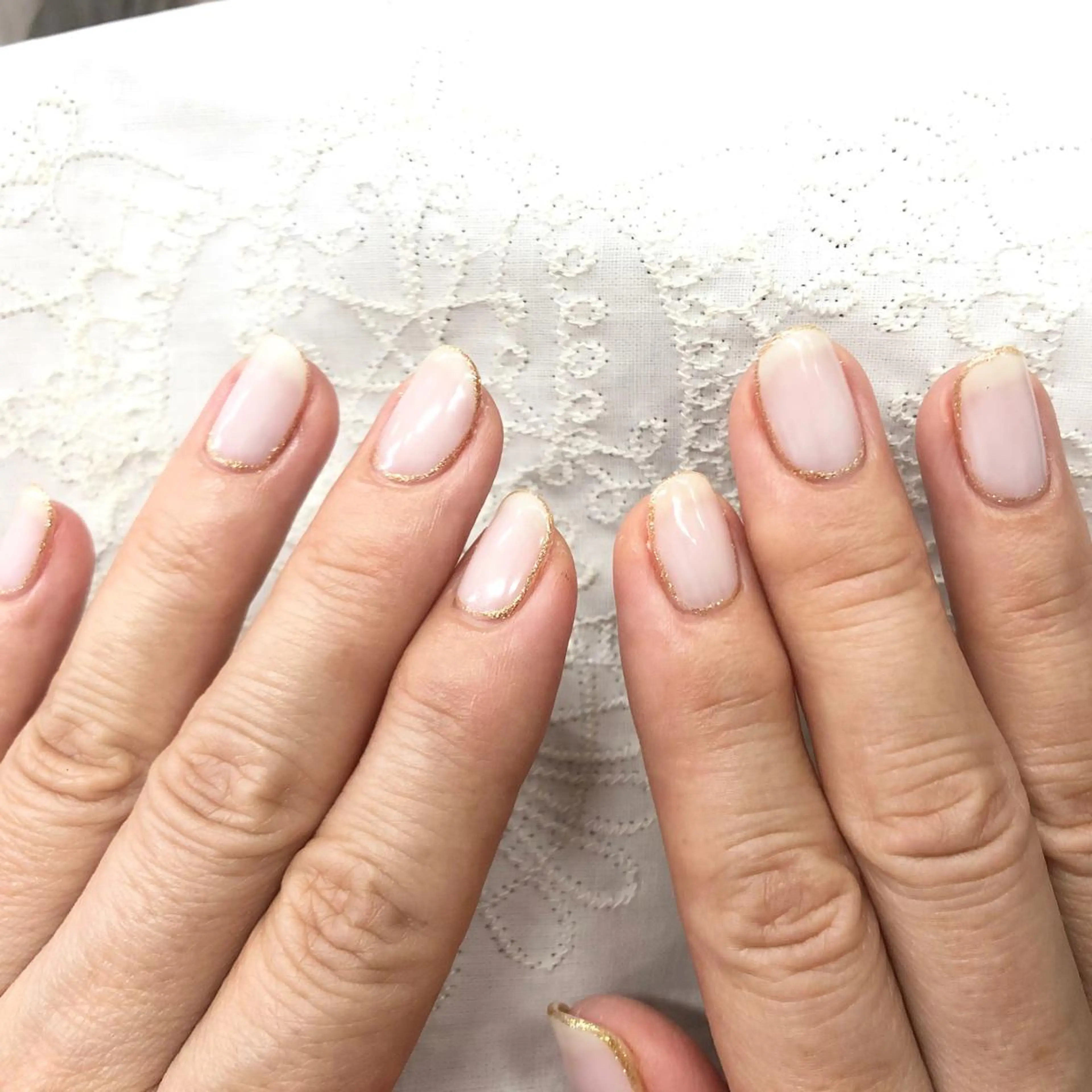 ネイル ラメ(グリッター) 手塚 里奈のネイルデザイン