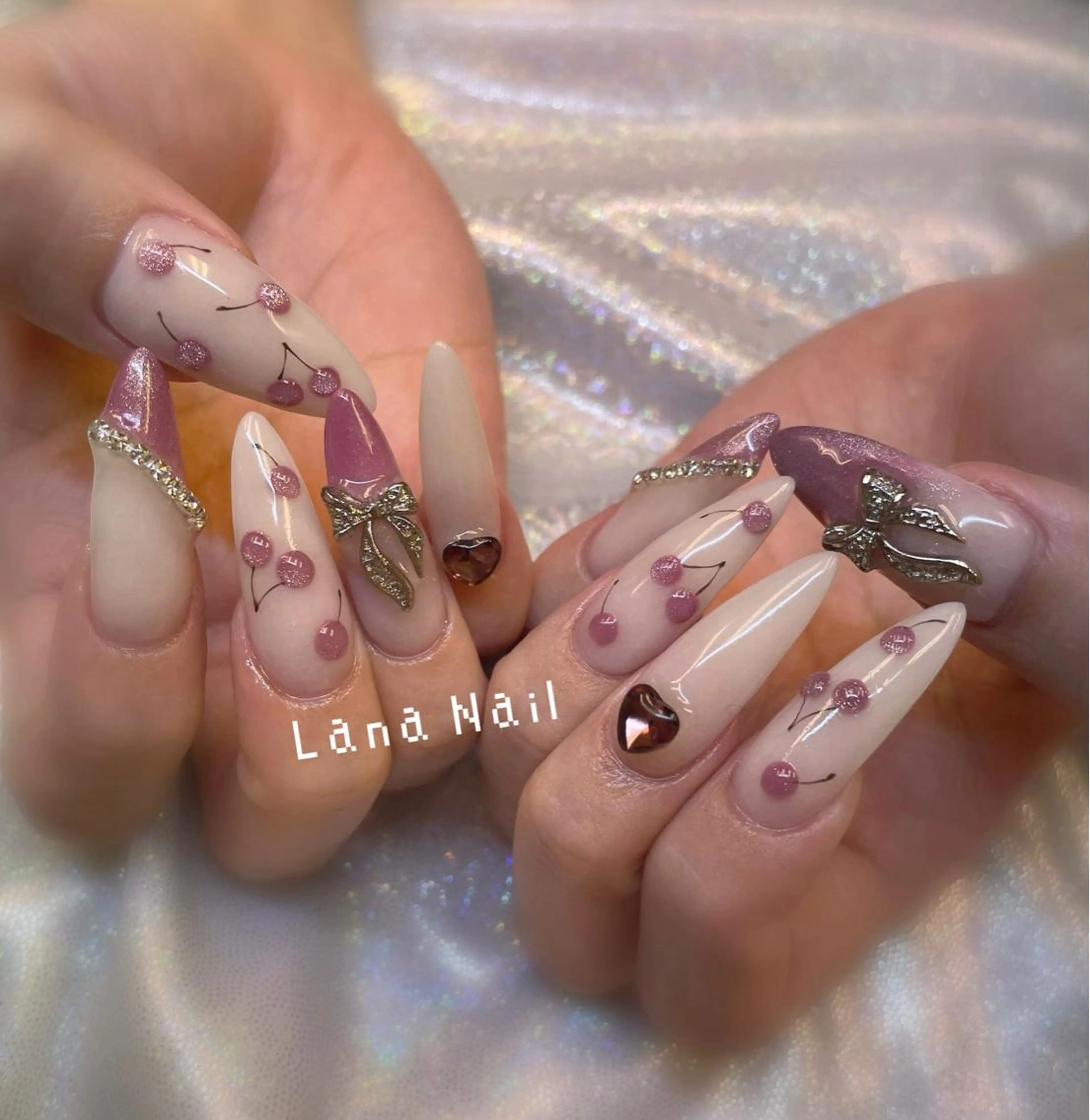 ネイル ロングネイル スカルプネイル Lana Nailのネイルデザイン