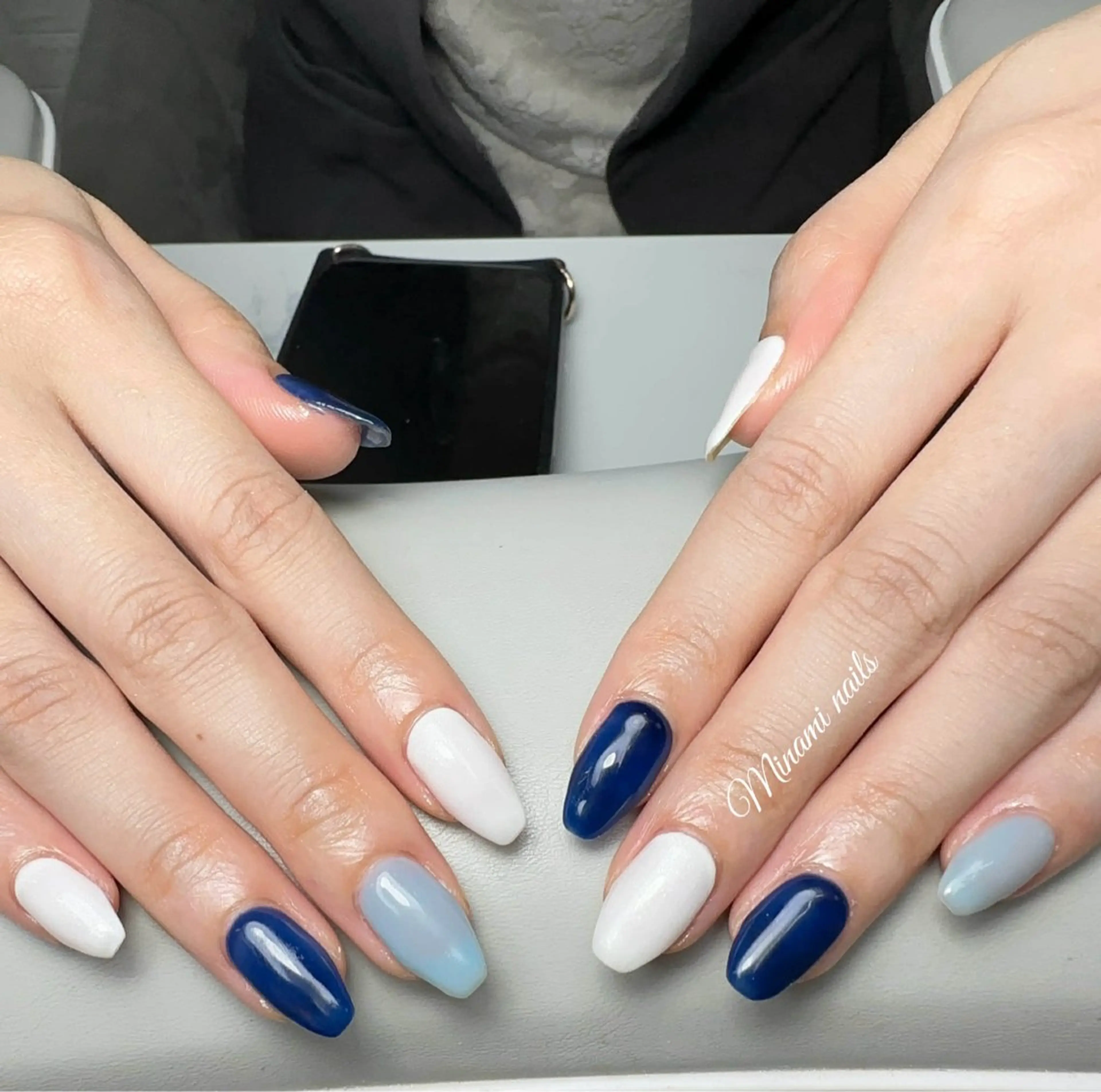 ネイル アートネイル オーロラネイル ガーリー キラキラネイル 韓国ネイル ハンドネイル Minami Nailsのネイルデザイン