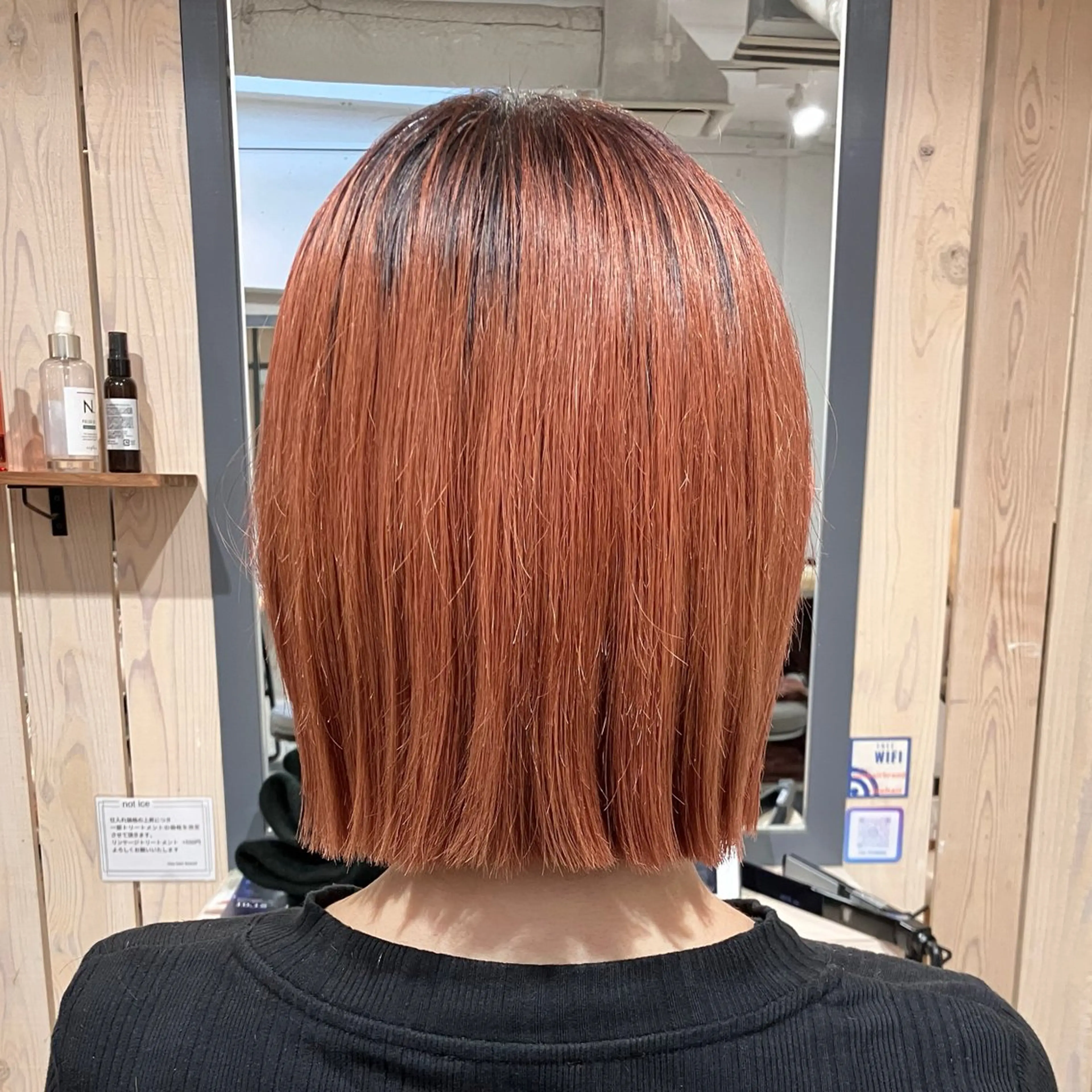 ミディアム 切りっぱなしボブ ボブ ⭐️こもだ⭐️ ⭐RISEHAIR⭐のヘアスタイル