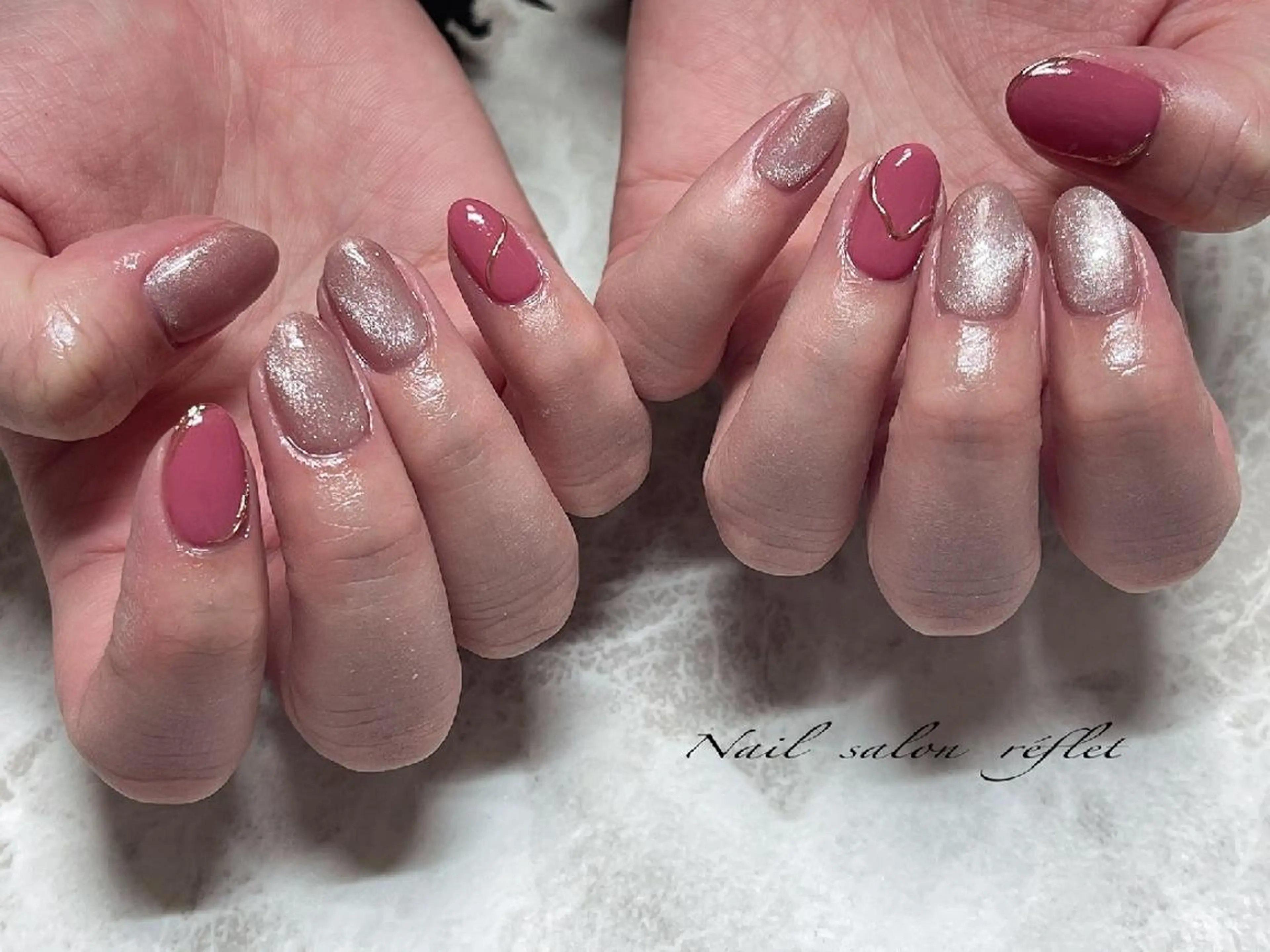 ネイル ハンドネイル Nailsalon Lebelのネイルデザイン