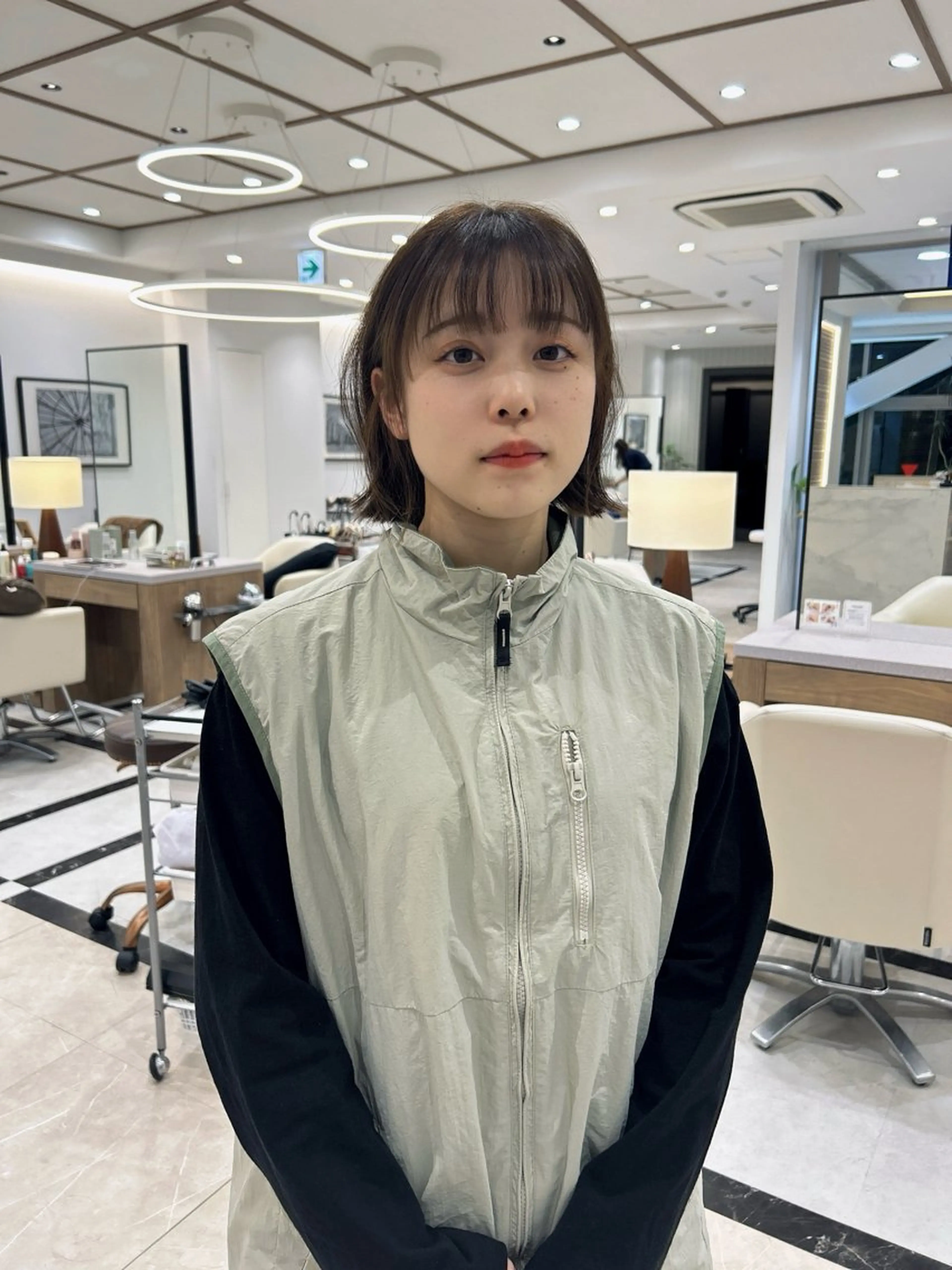 ショート カラー カット メンズヘア/レイヤー /ボブ山内春輝のヘアスタイル