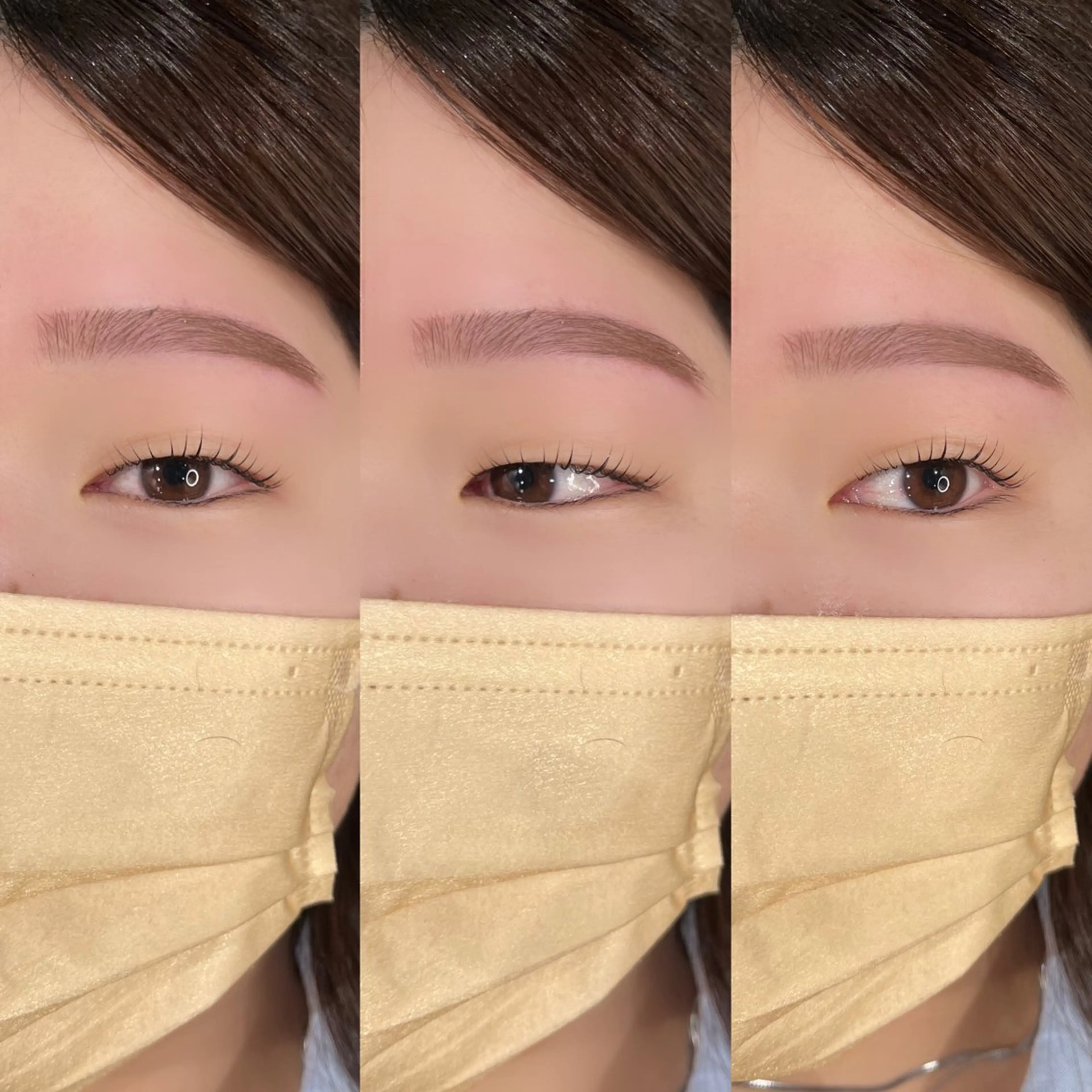 マツエク・マツパ 束感まつ毛 一重×まつ毛パーマ マツパ 🩵HARUHI 京都Two🩵の眉毛・アイブロウイメージ