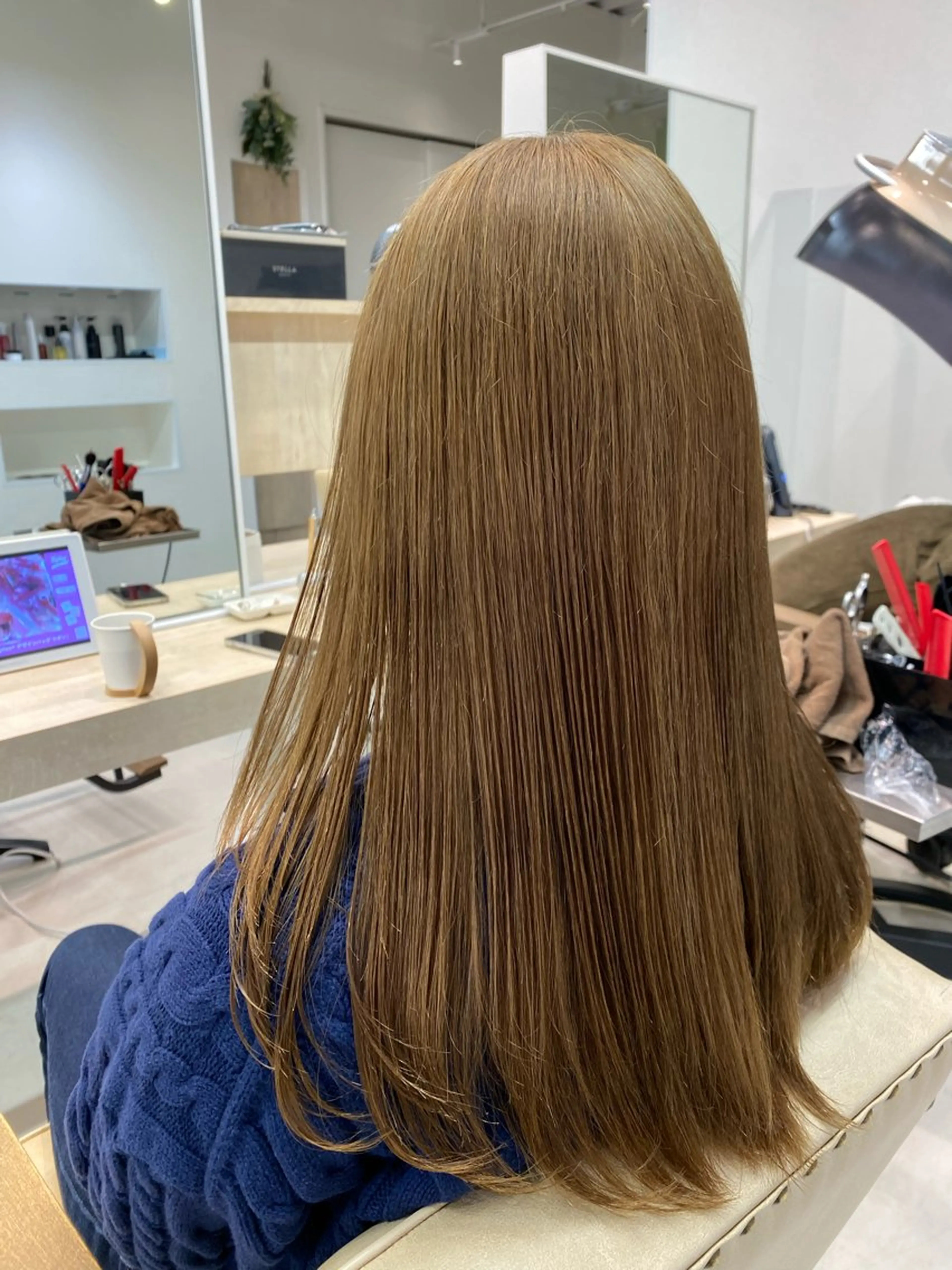 ロング カラー ヘアカラー momo/エクステ /透明感カラーのヘアスタイル