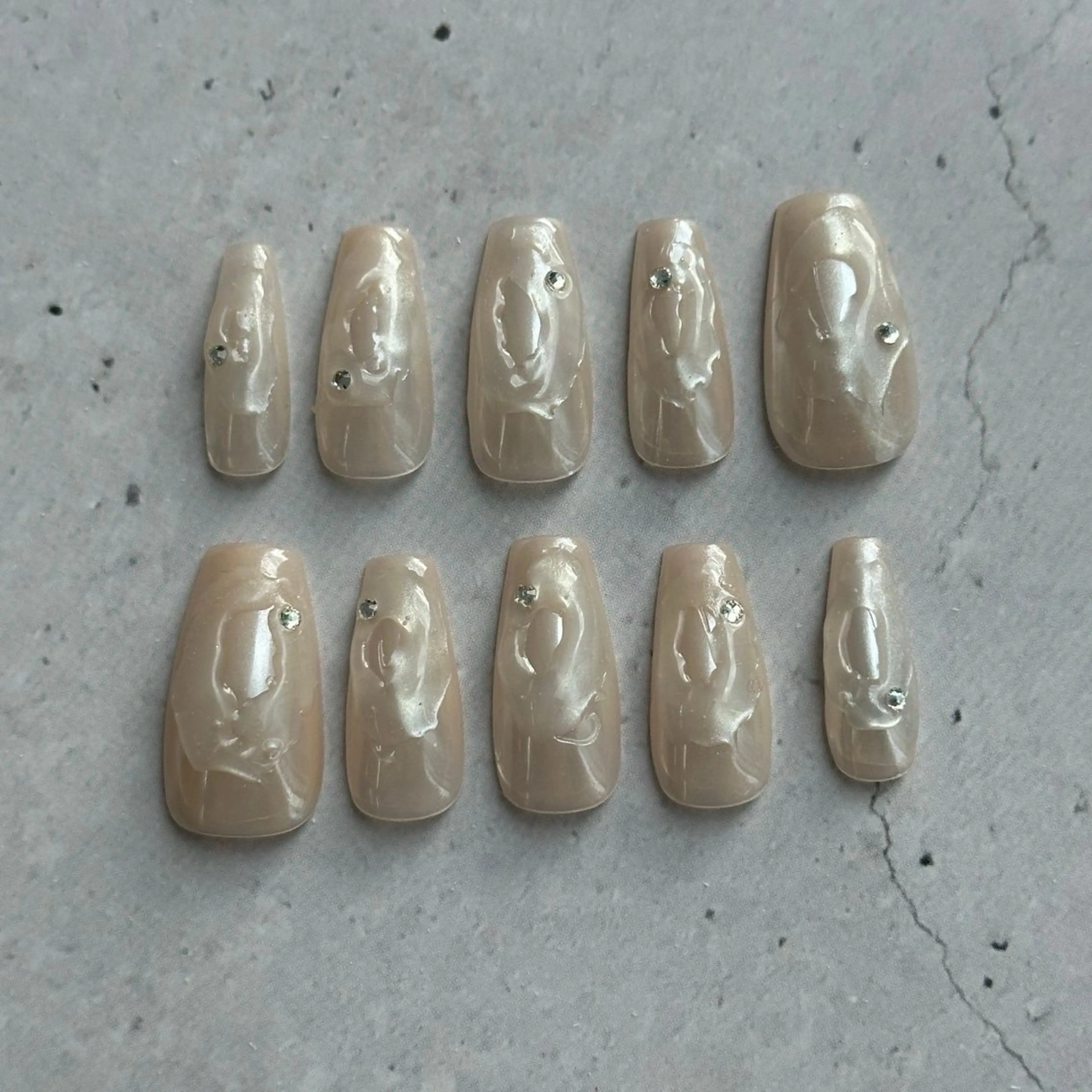 ネイル ⭐︎休業中の練習⭐︎ JNA認定講師髙橋のネイルデザイン