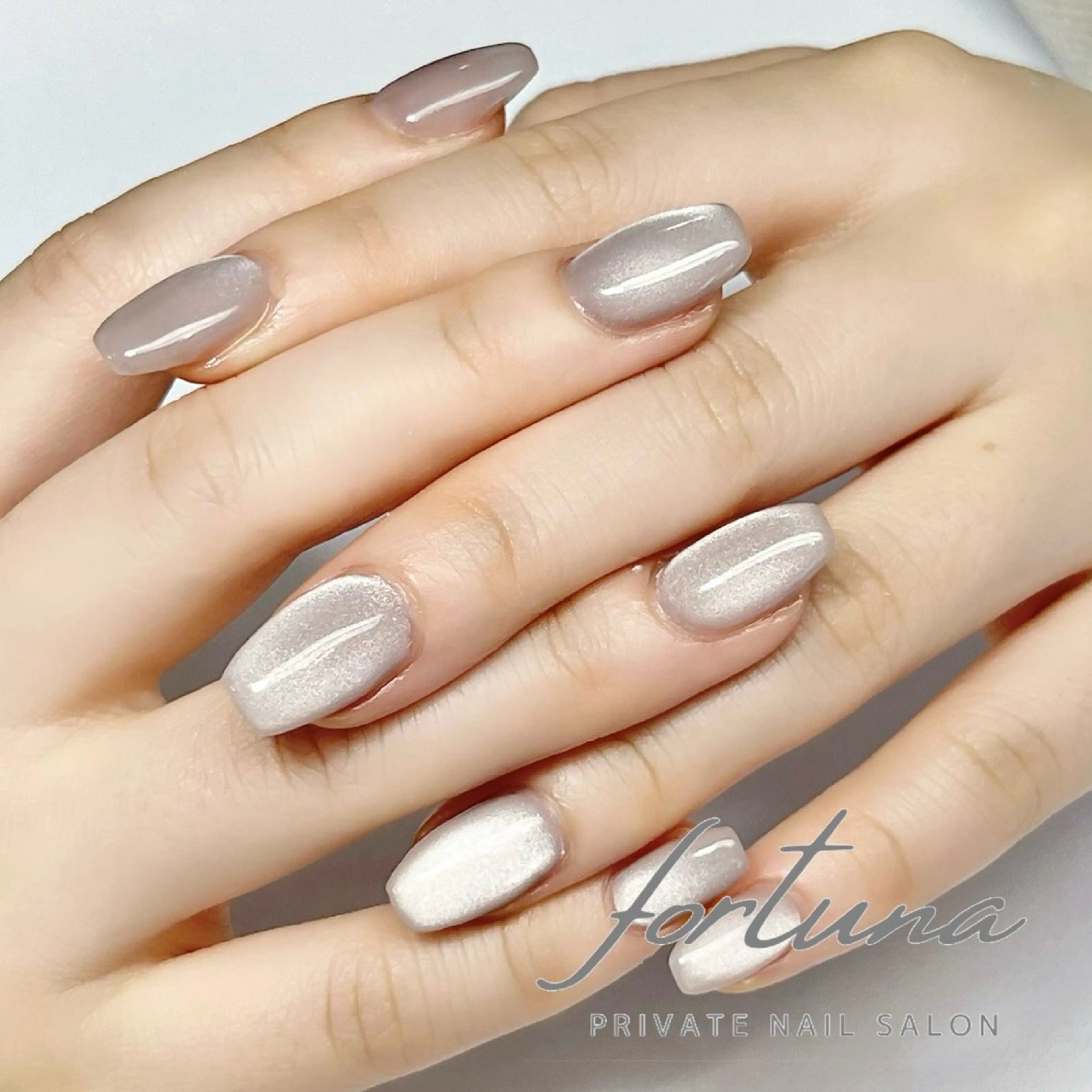 ネイル ジェルネイル マグネットネイル パラジェル ハンドネイル fortuna 武藤裕美のネイルデザイン