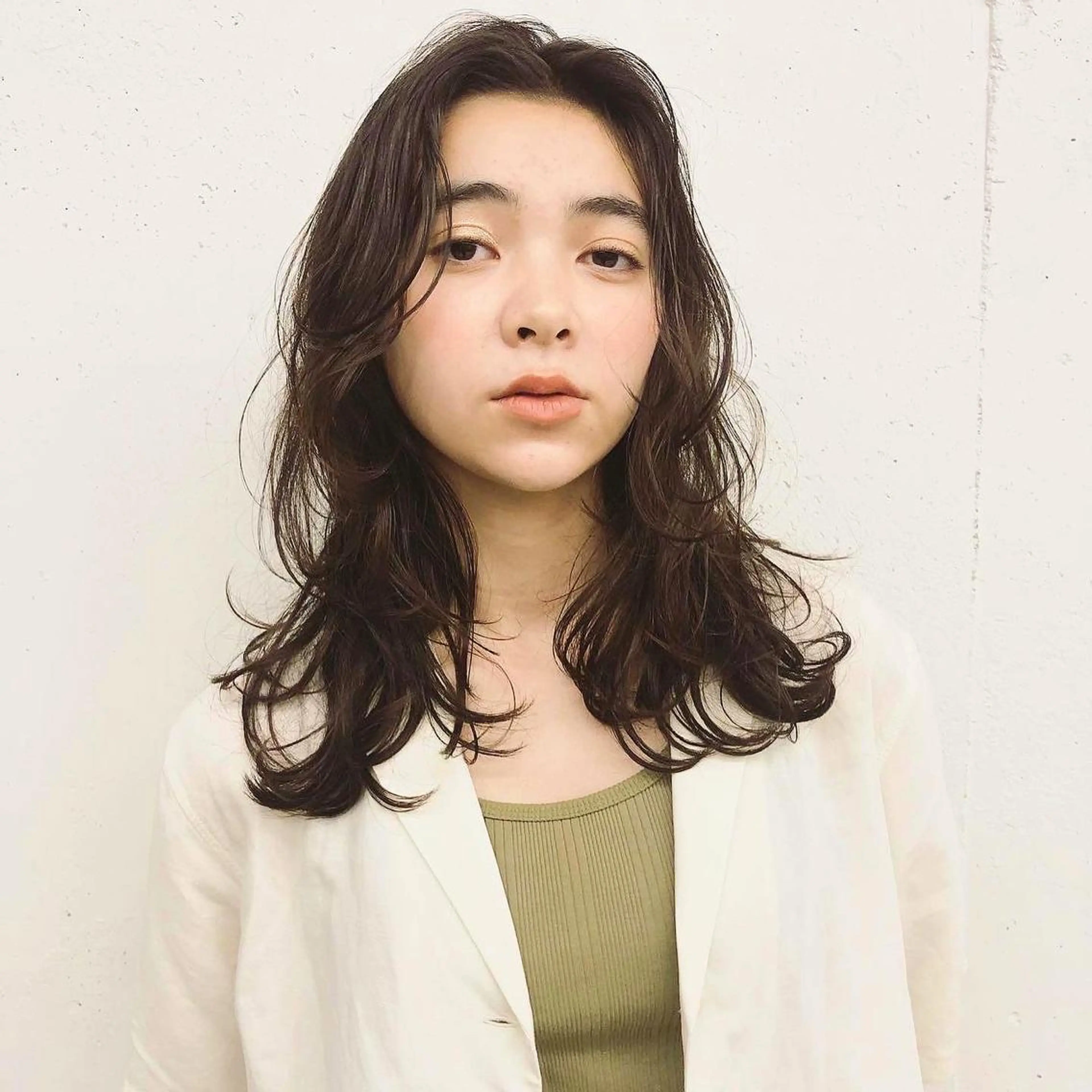 ロング パーマ カット パーマ トリートメント era shioriのヘアスタイル