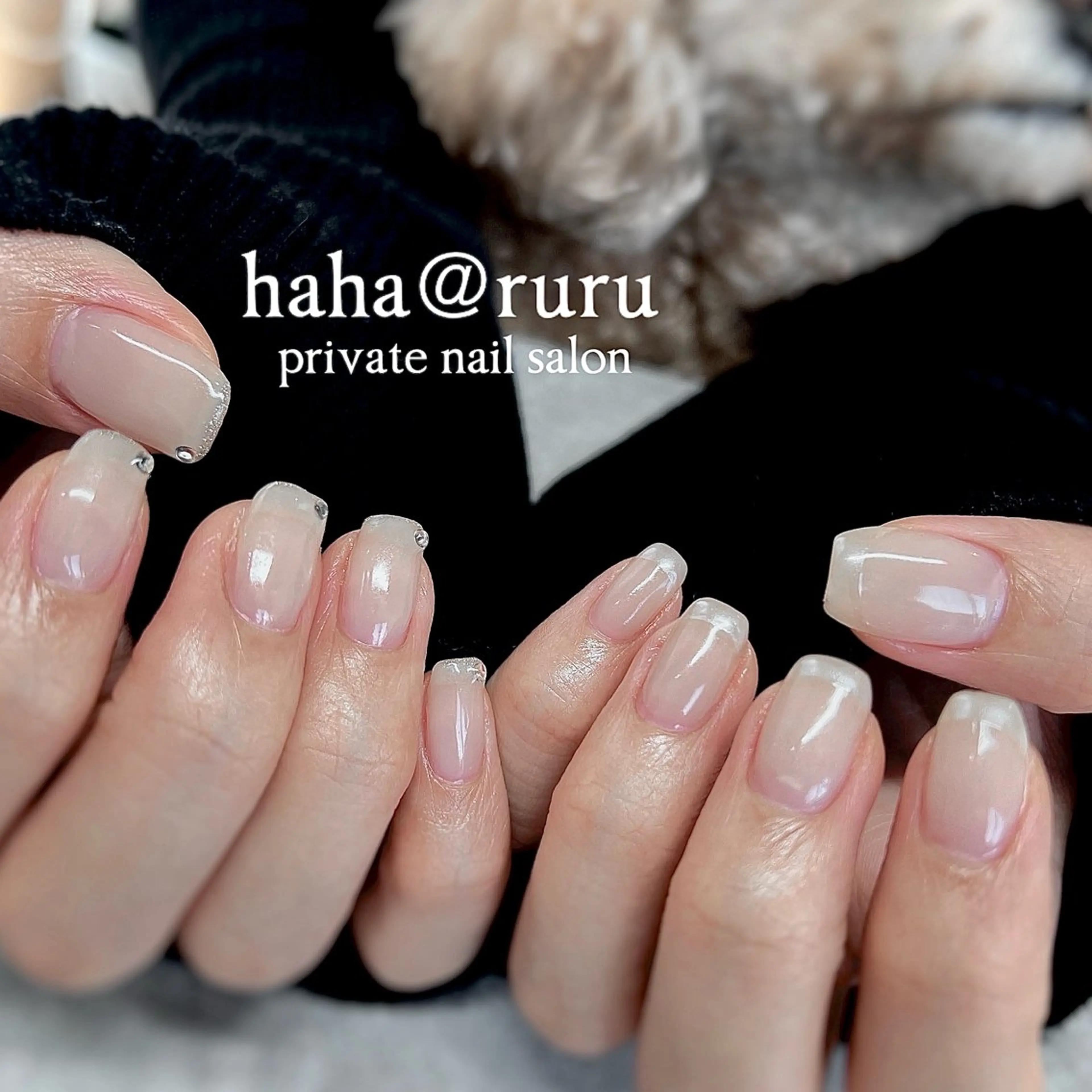 ネイル シンプルネイル haha@ ruruのネイルデザイン