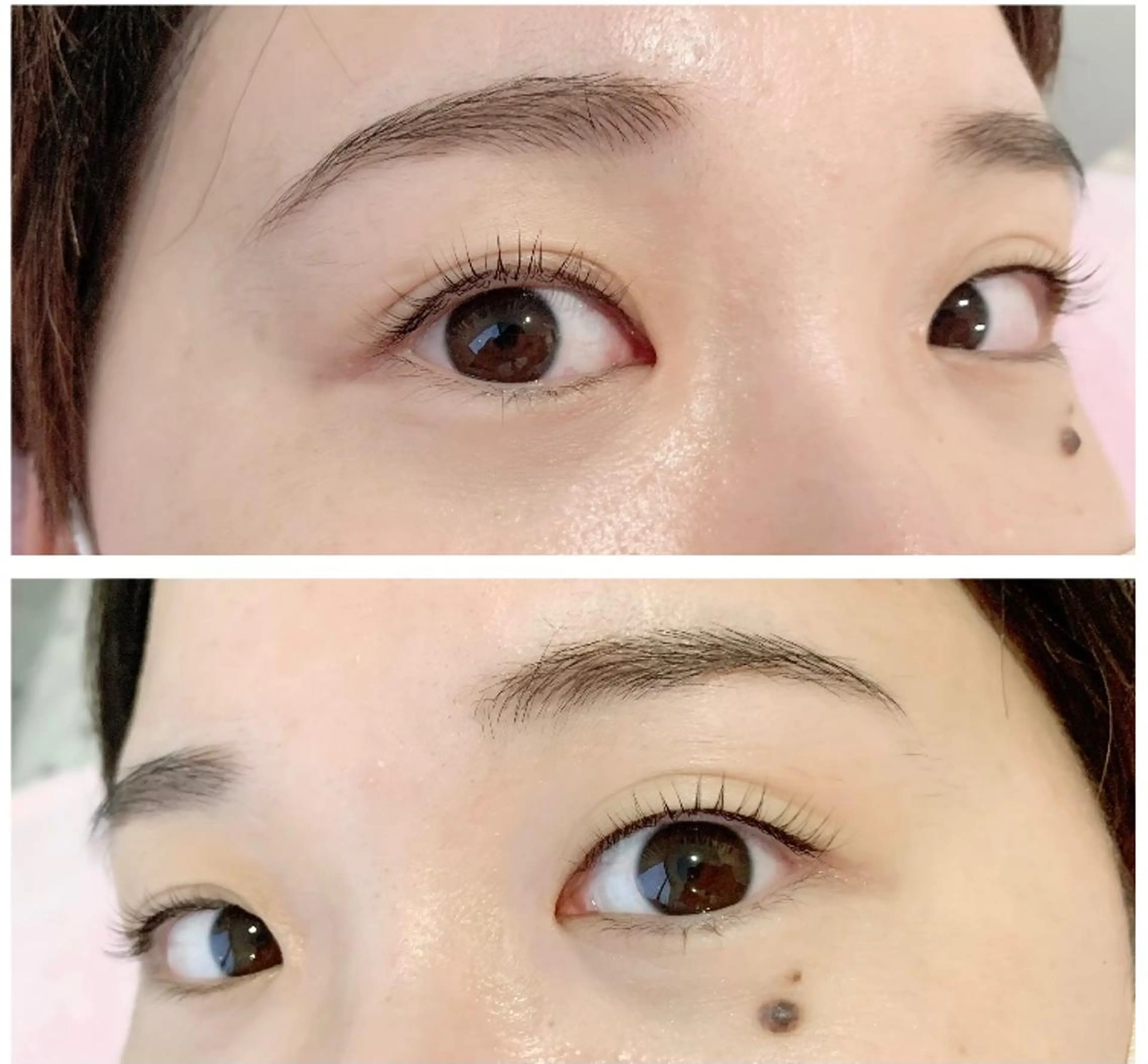 ケラチンラッシュリフト上の写真