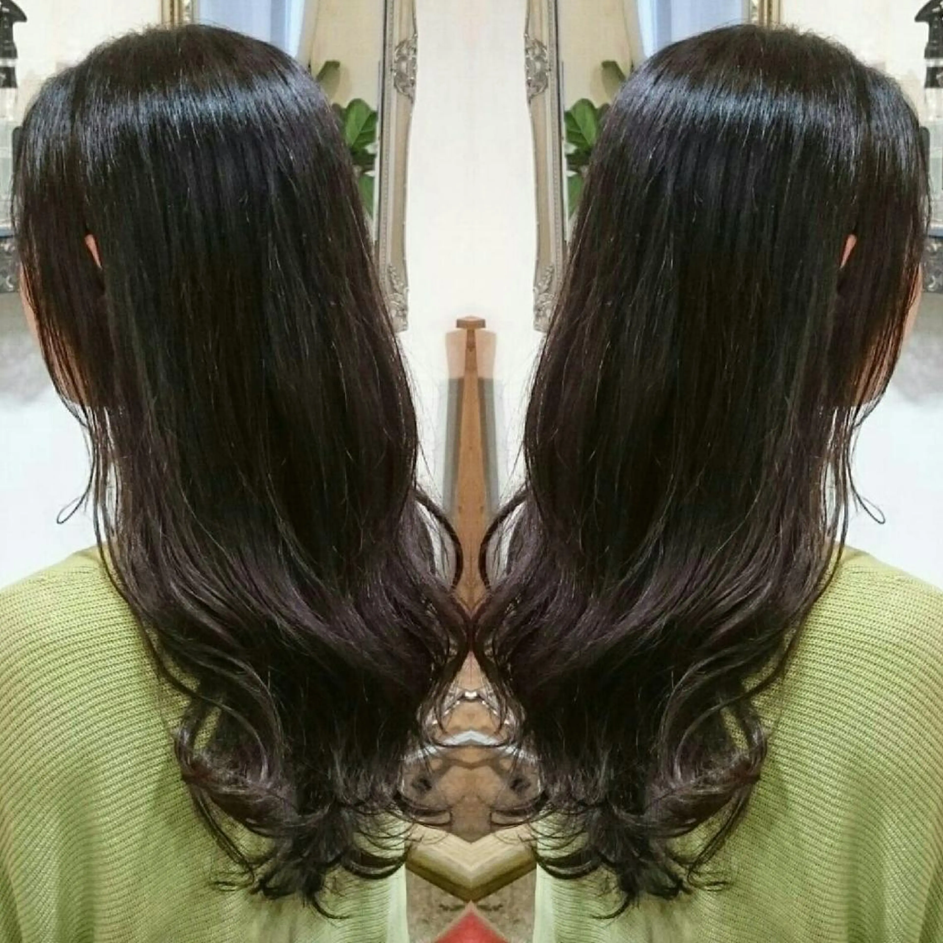 ロング カラー アッシュ バイオレットカラー バイオレットアッシュ トリートメント ヘッドスパ ☆艶髪・美髪☆ 川本のヘアスタイル