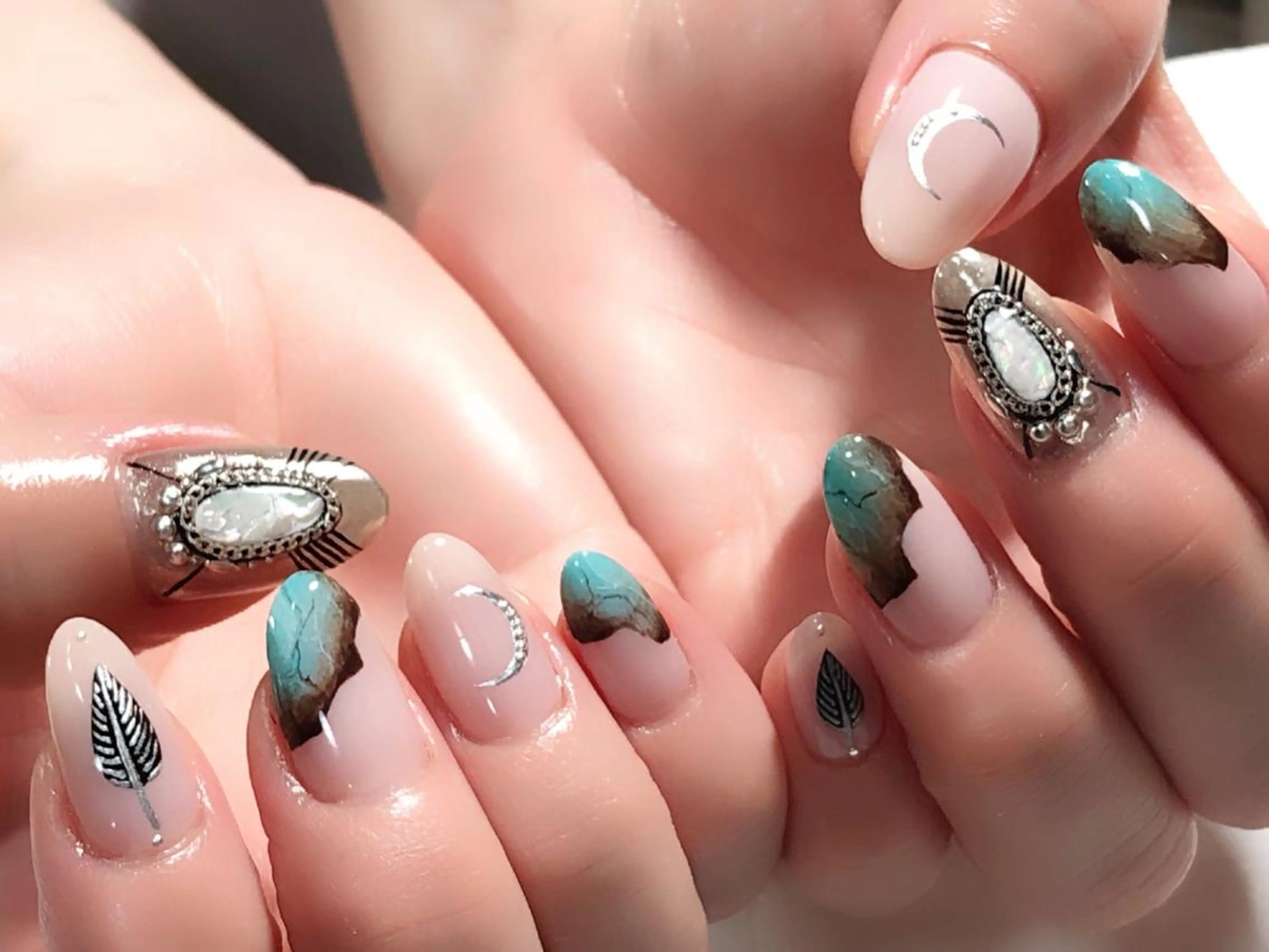 【HAND】ジェルネイル＊アート付き定額の写真