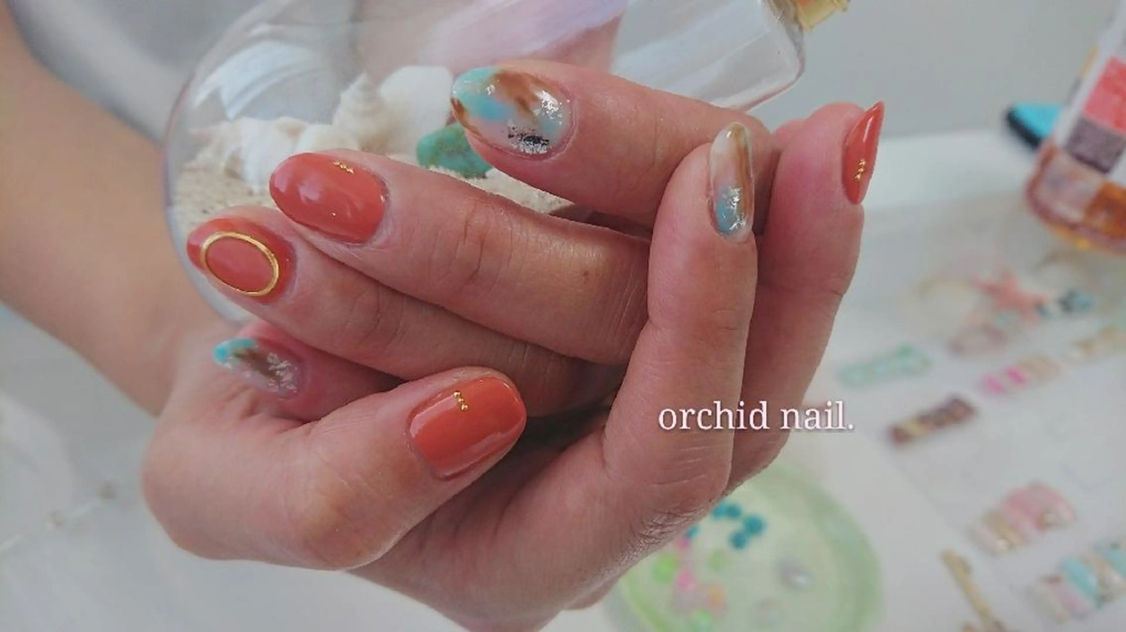 ネイル orchid ♡オーキッドのネイルデザイン