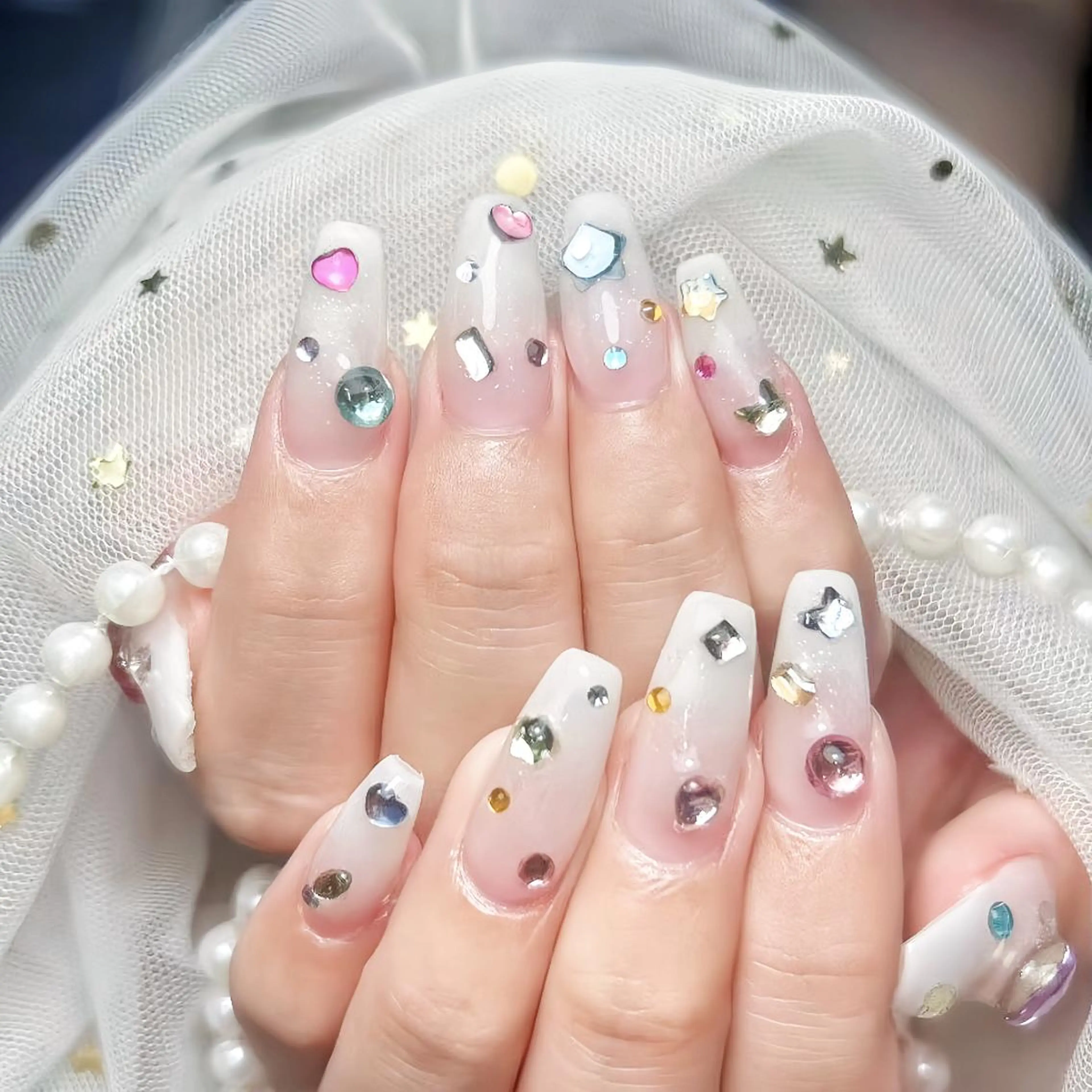 ネイル 🦋チップ長さだし 専門店🦋のネイルデザイン