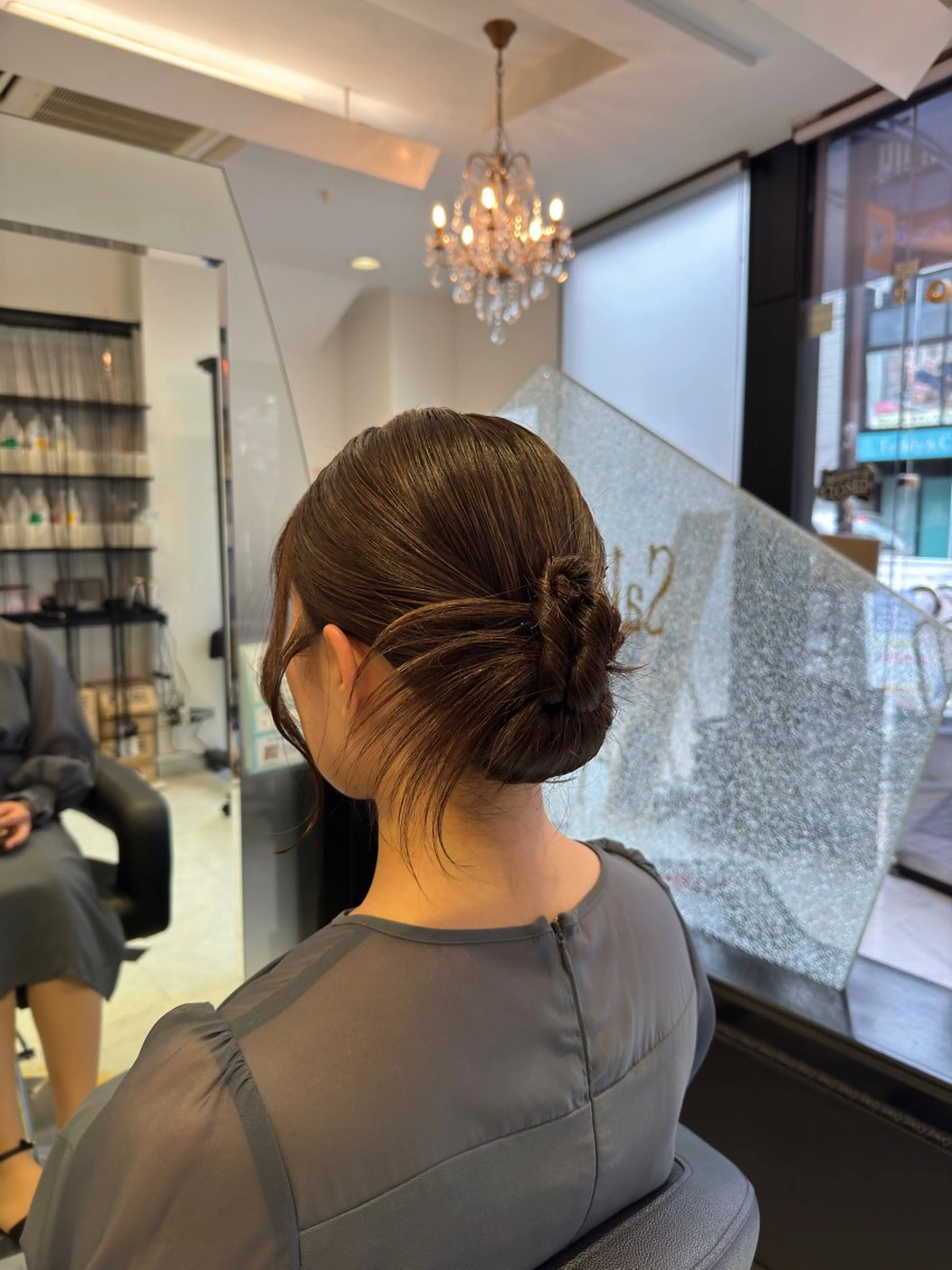 セミロング ヘアアレンジ ヘアセット MURATA KOHEIのヘアスタイル