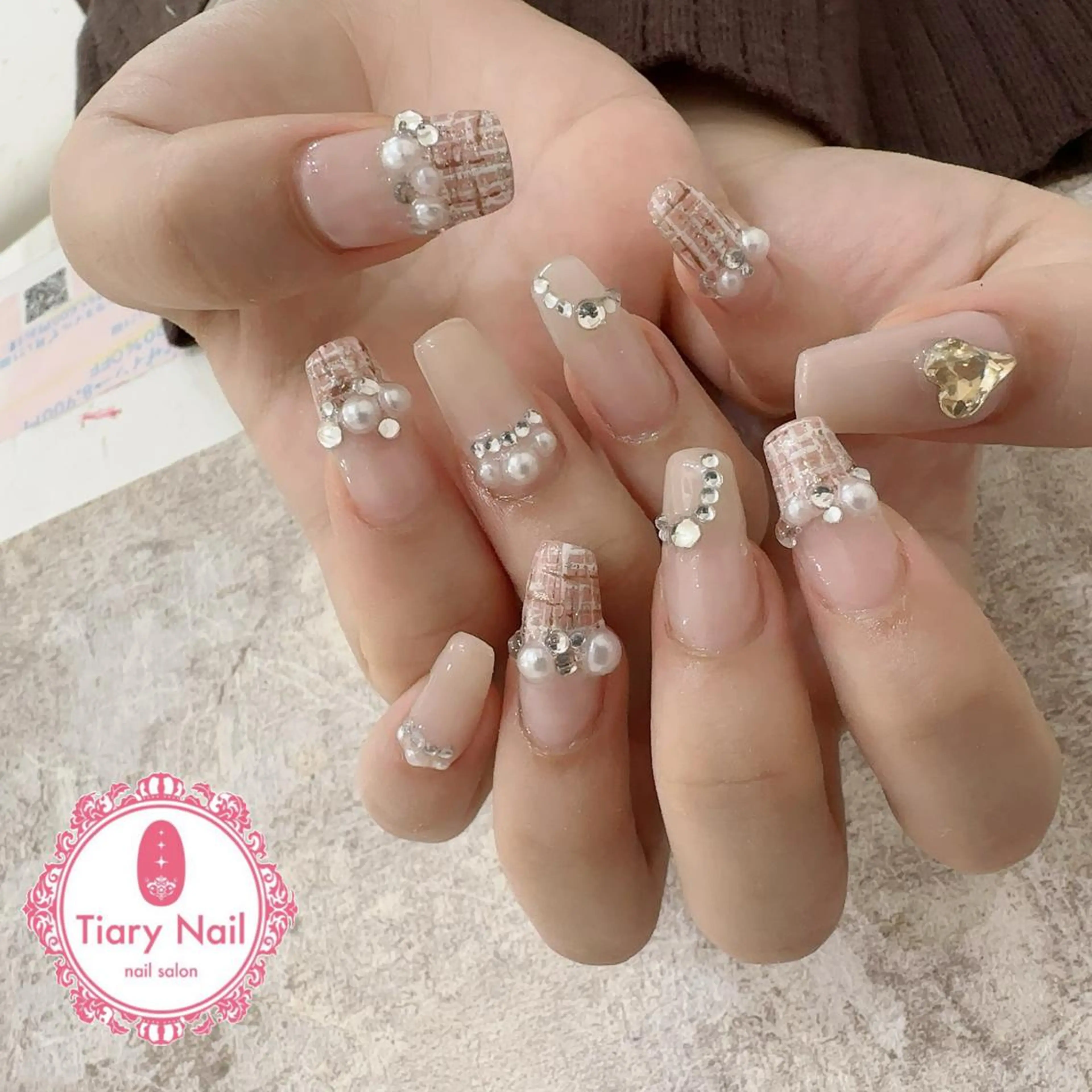 ネイル ハンドネイル tiarynail K K🐼のネイルデザイン