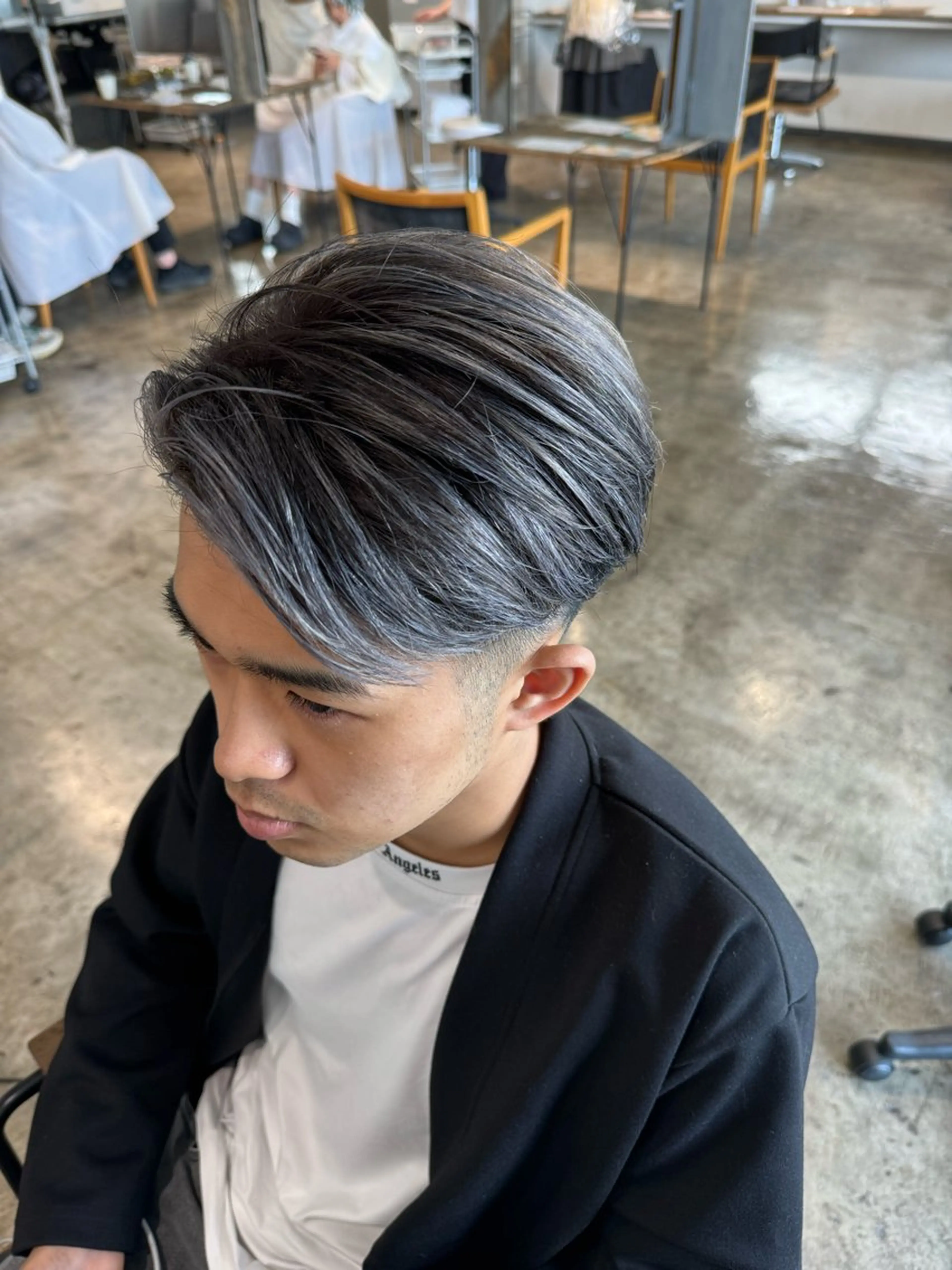 ミディアム ヘアカラー メンズケアブリーチ 特化🔥村田のヘアスタイル