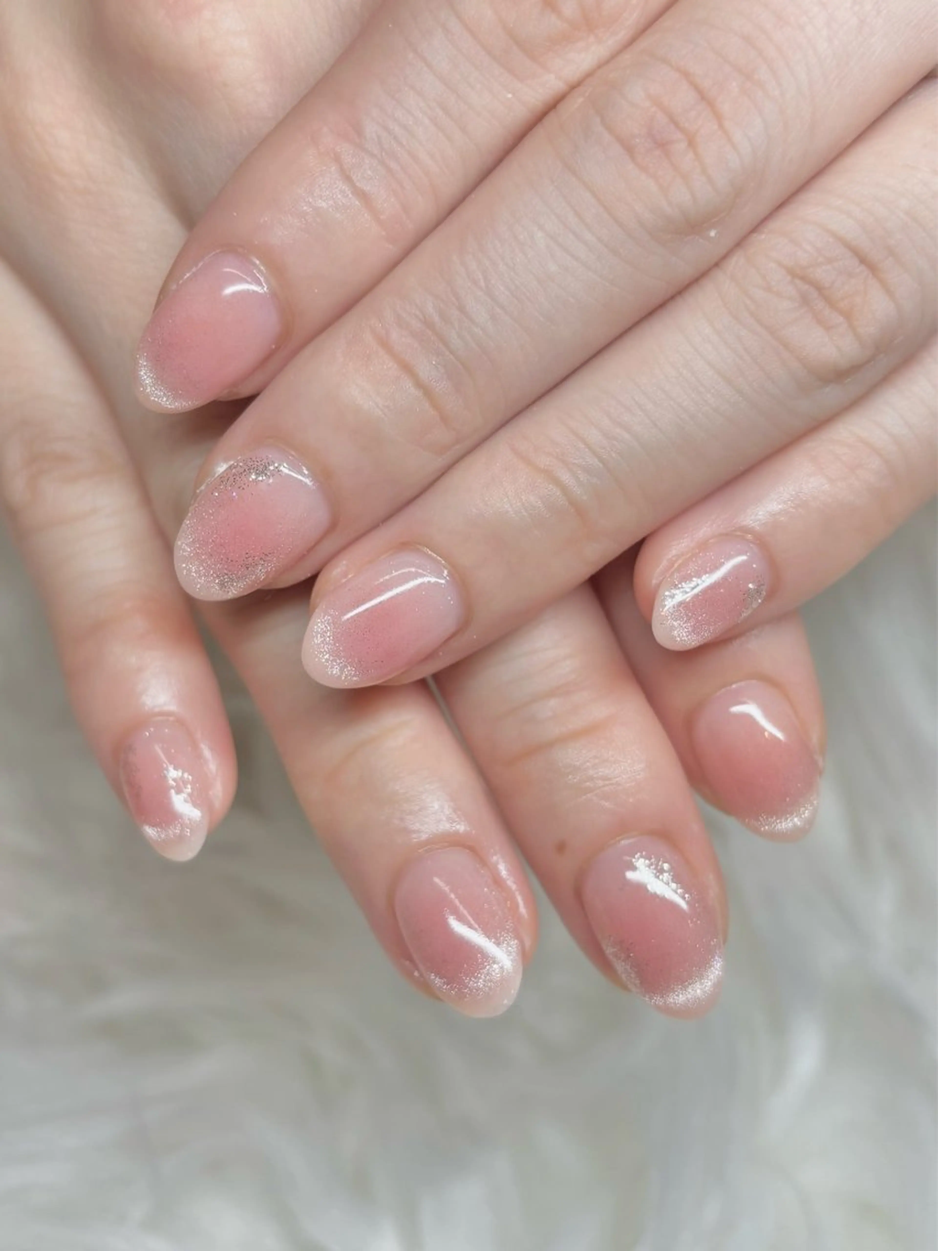 ネイル チークネイル フレンチネイル ハンドネイル Bianca大名店 WATANABEのネイルデザイン