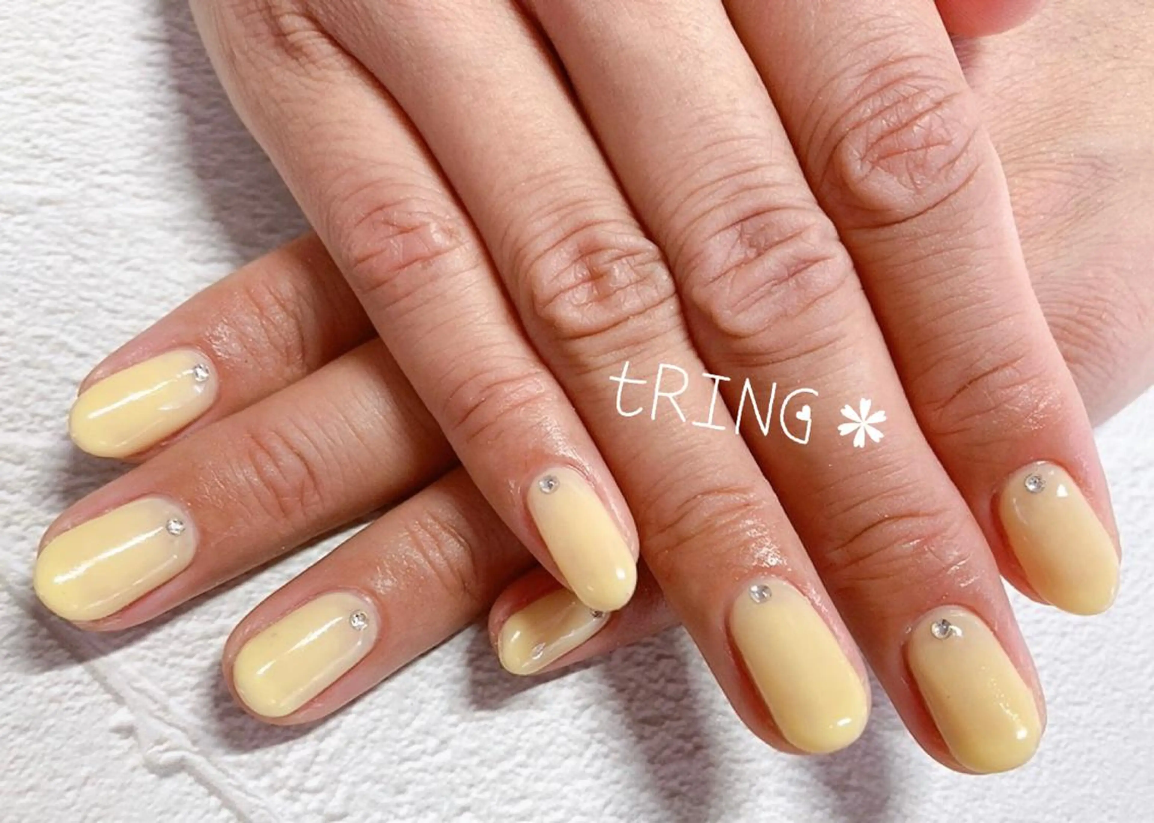 ネイル ハンドネイル tRING＊ しいの木台のネイルデザイン