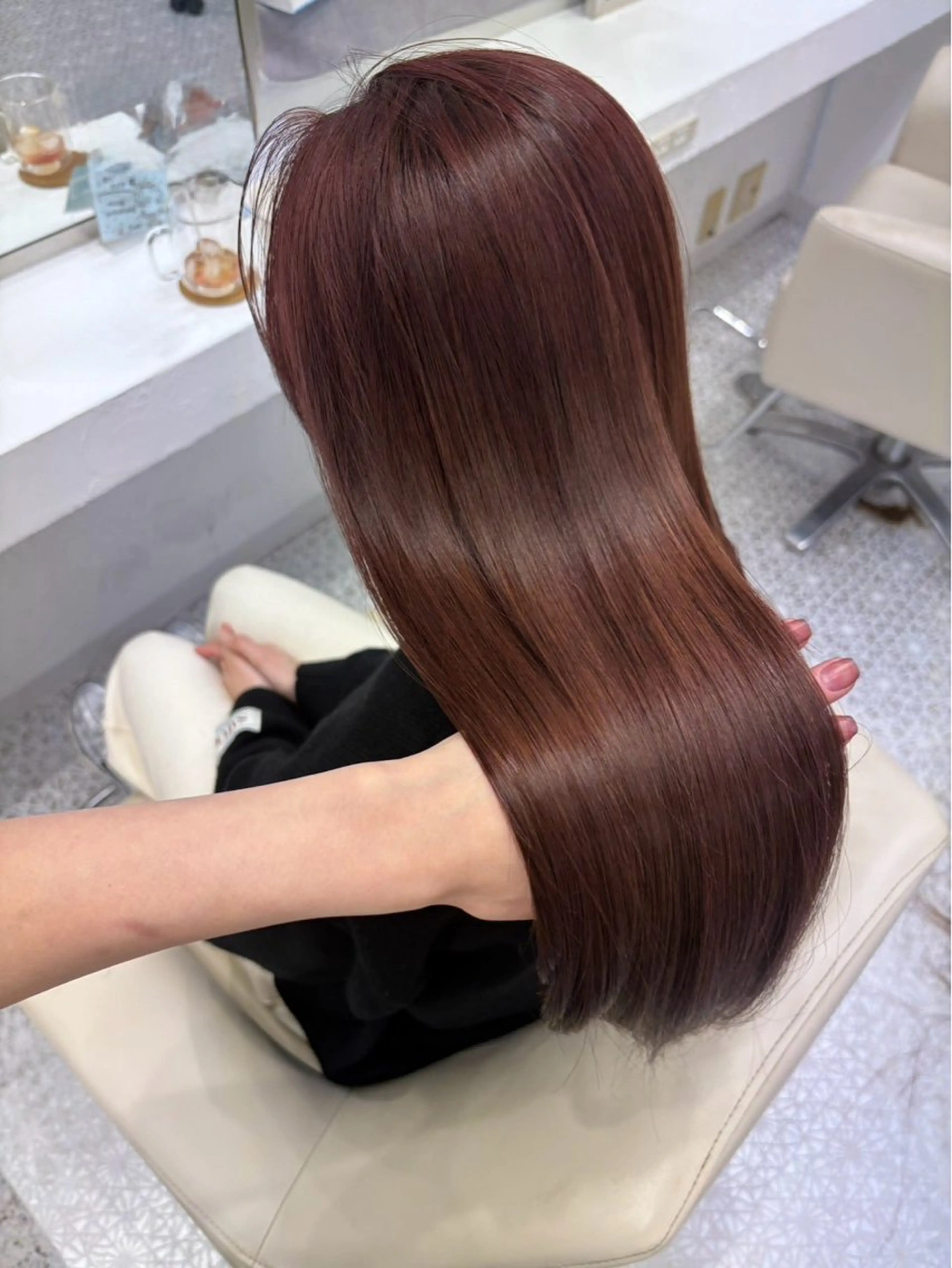 ロング ヘアカラー トリートメント LOMARLIE / yunaのヘアスタイル