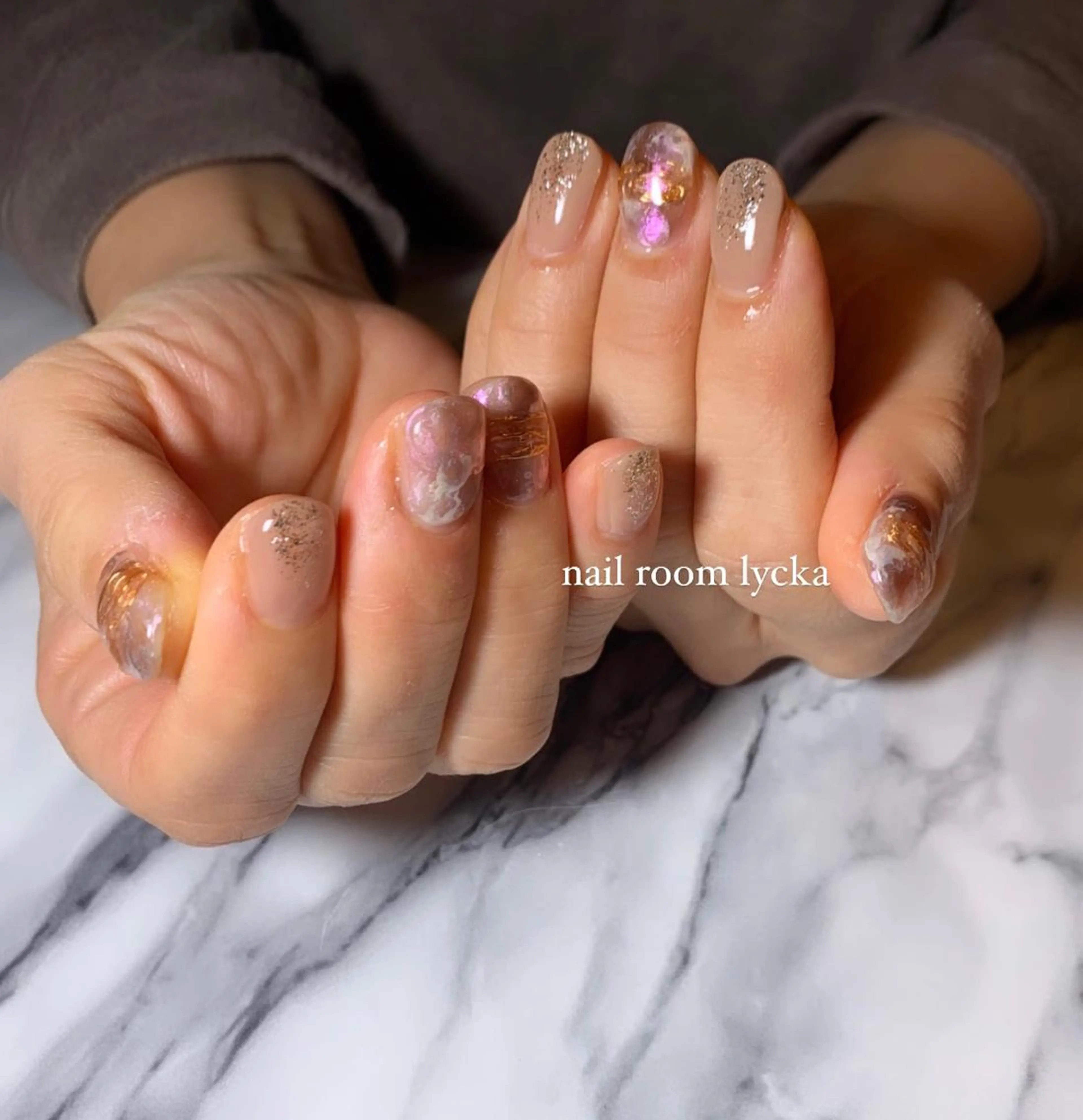 ネイル ﾈｲﾙﾙｰﾑﾘｯｶ 𝐦𝐚𝐲𝐮のネイルデザイン