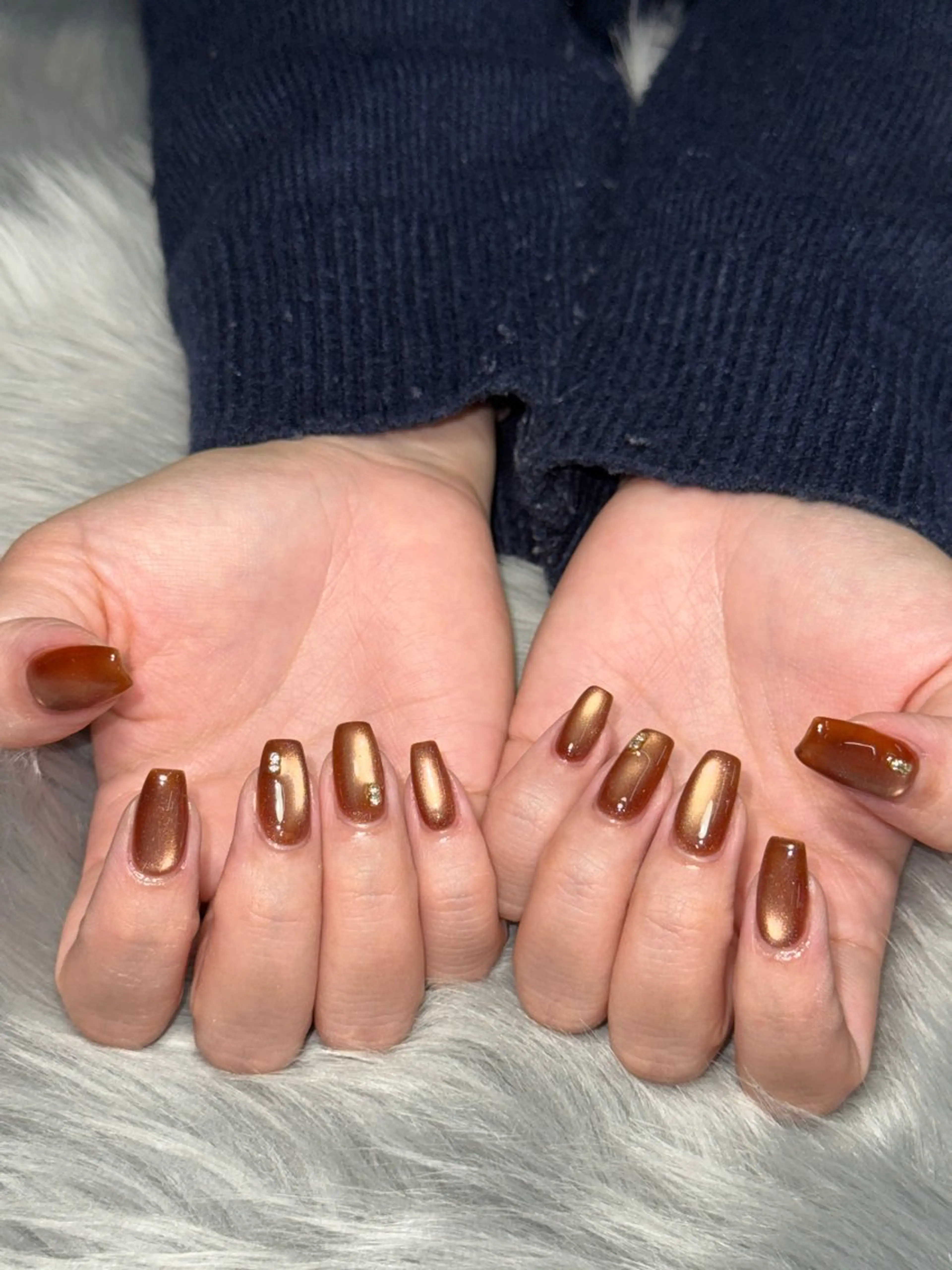 ネイル ハンドネイル Momoka 🍑🎀のネイルデザイン