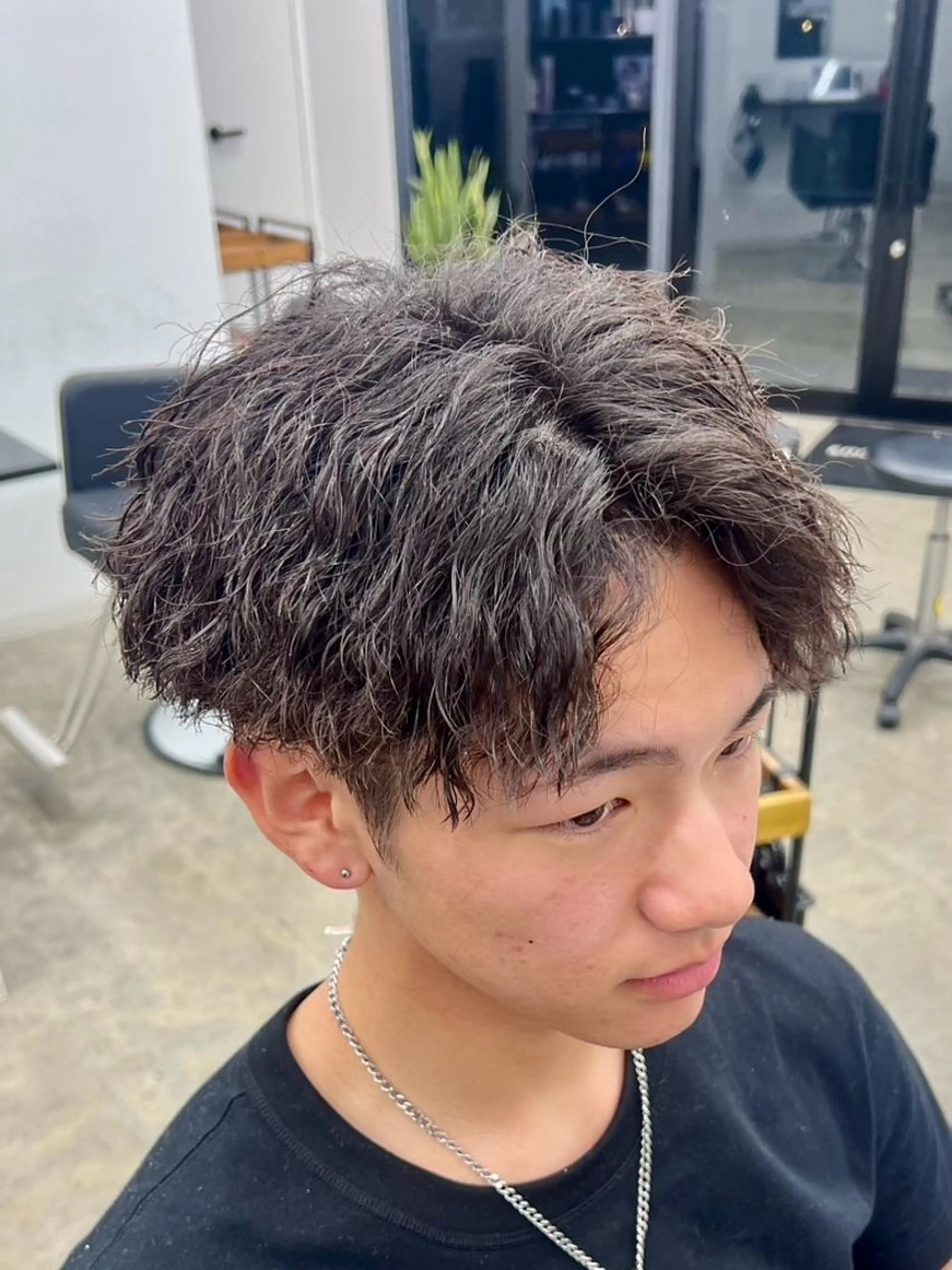 ショート パーマ メンズ メンズ特化🇰🇷 スズキシュンタのヘアスタイル