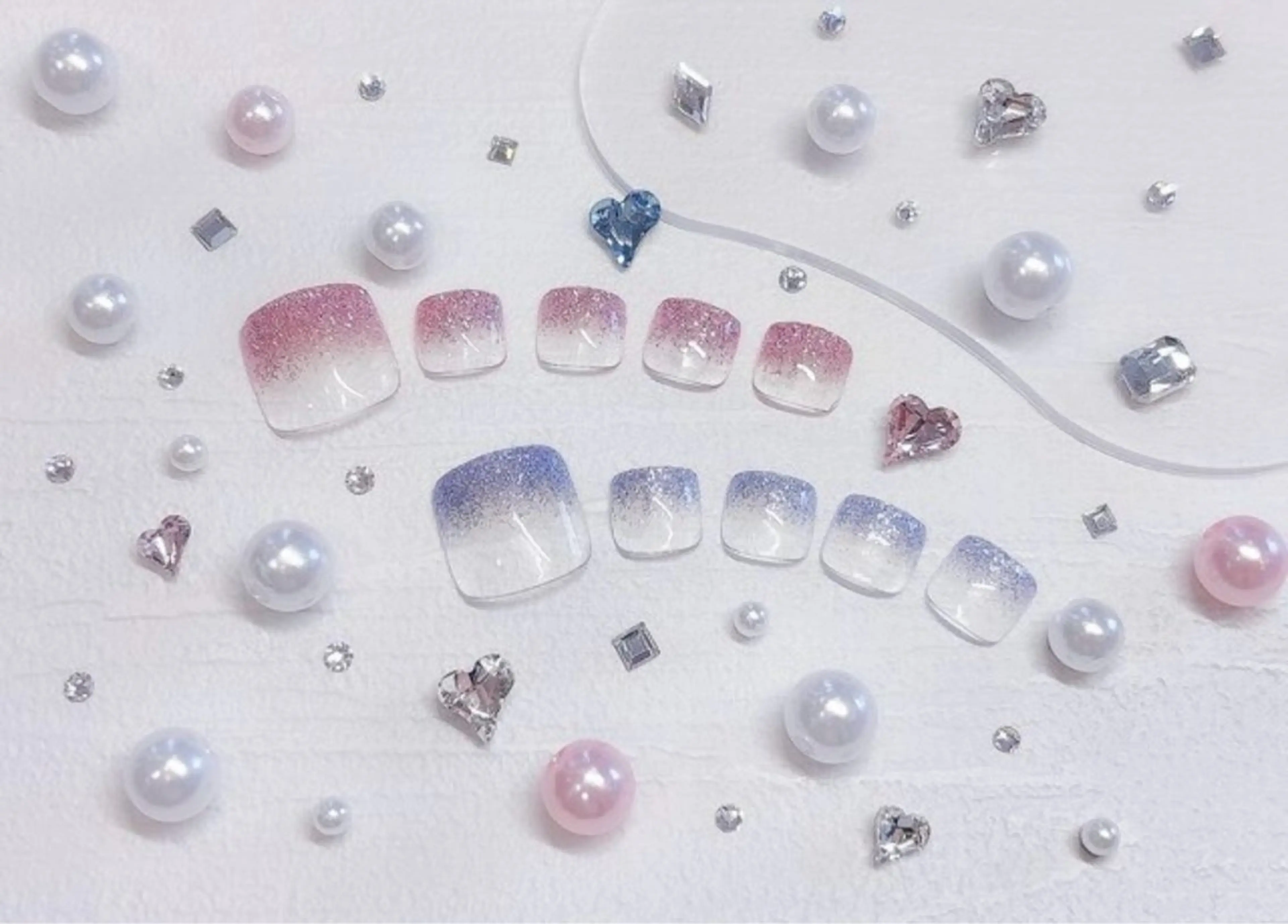 🌼パラジェル フット ラメグラ (オフあり)の写真