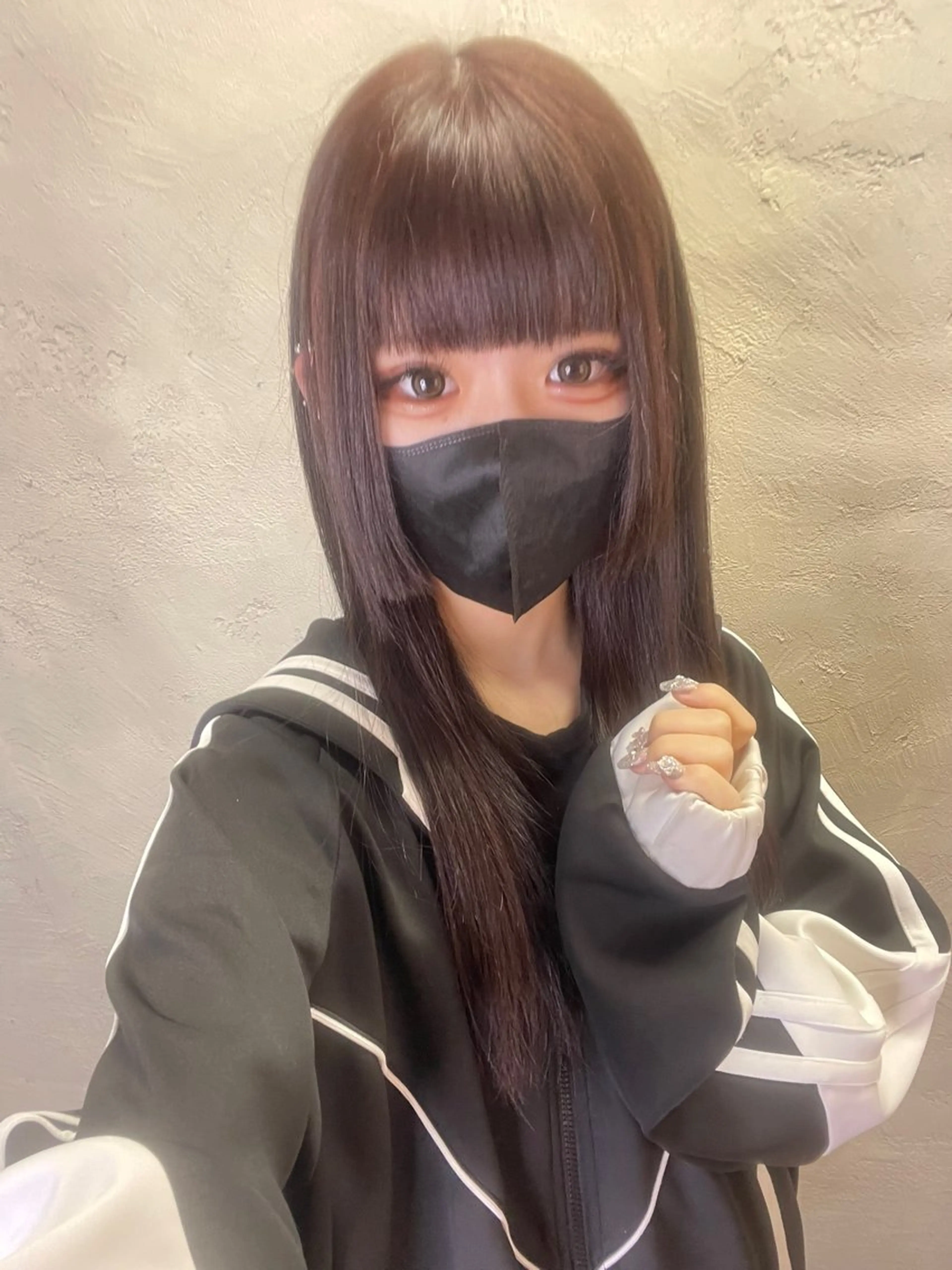 ロング カラー 黒髪 ブラウンカラー ピンクカラー ピンクブラウン 抜け感/ワンカラー/ 明大前/桑田のヘアスタイル