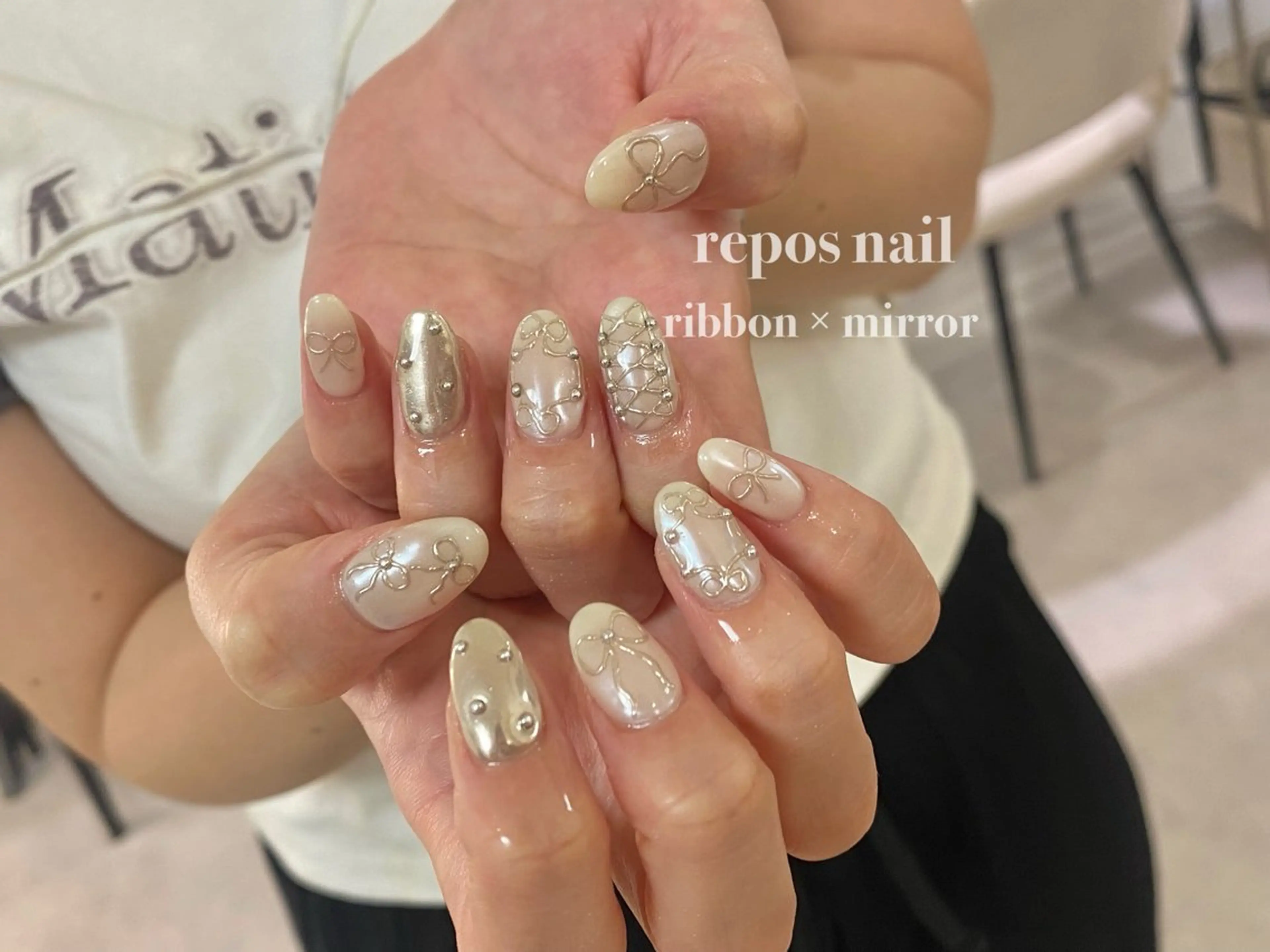 ネイル ハンドネイル repos-ルポ- misuzu🌿のネイルデザイン