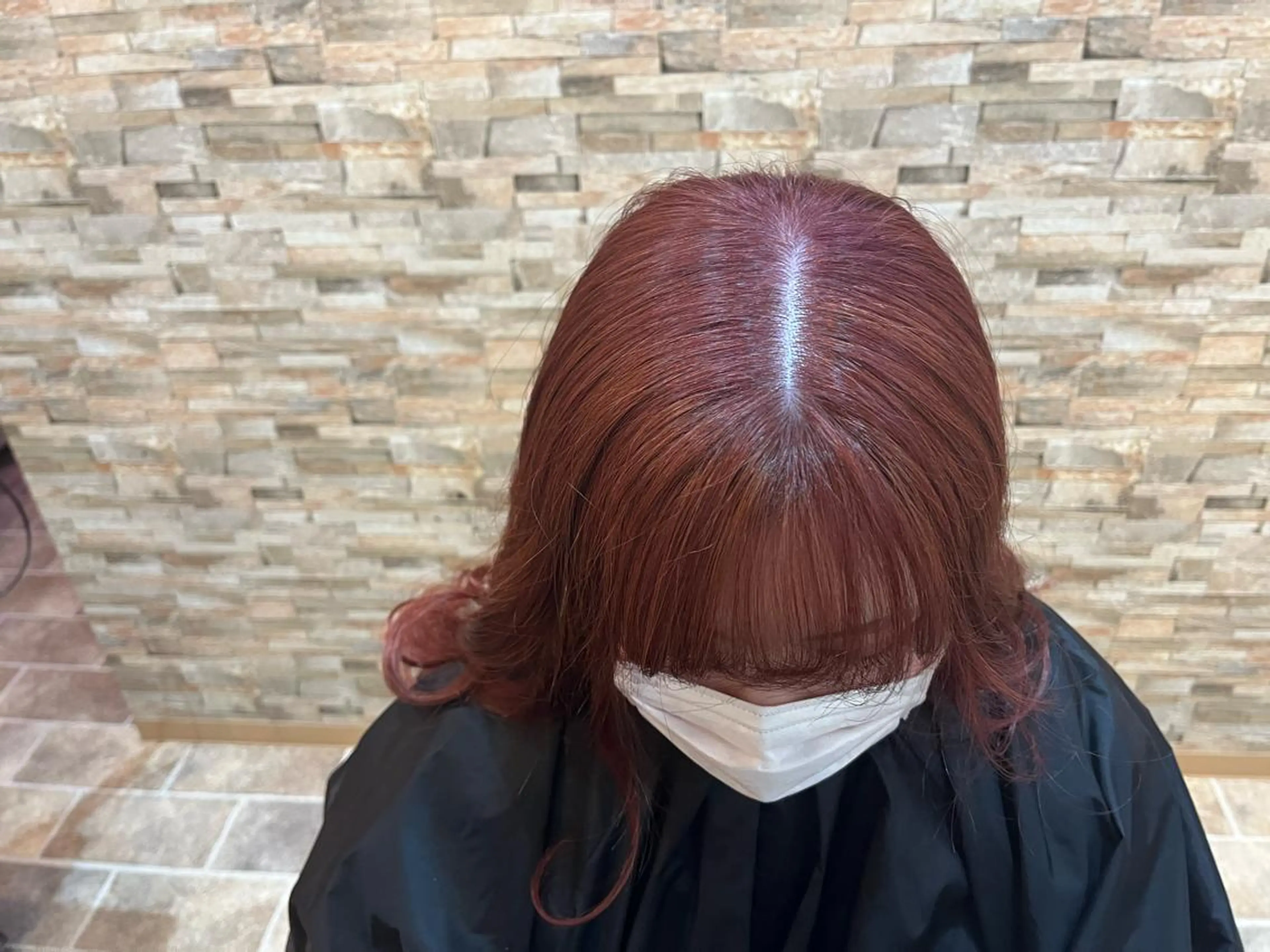 ロング カラー ヘアカラー&縮毛矯正 STAR☆RIVERのヘアスタイル