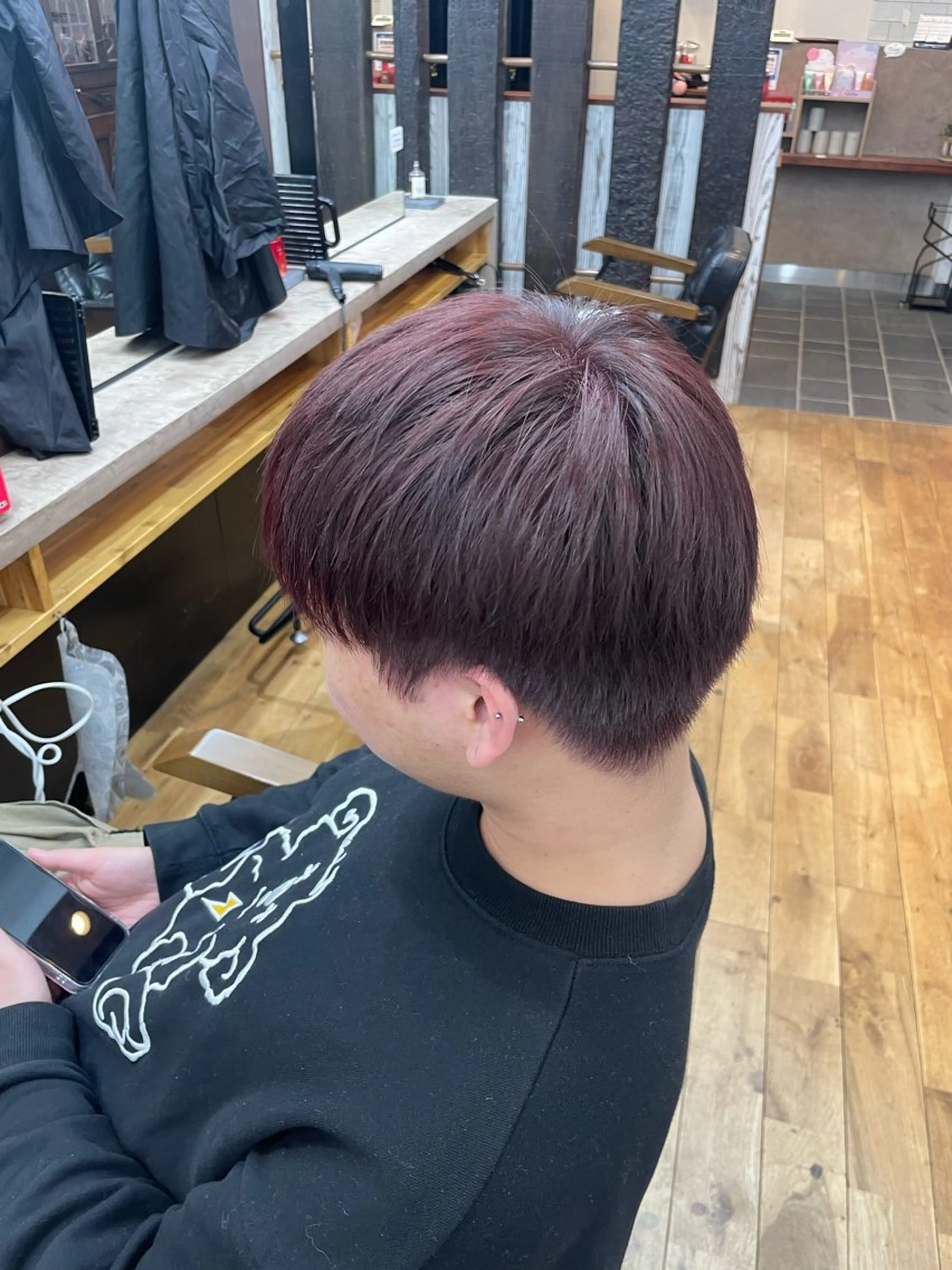 メンズ 金田 紗来のヘアスタイル