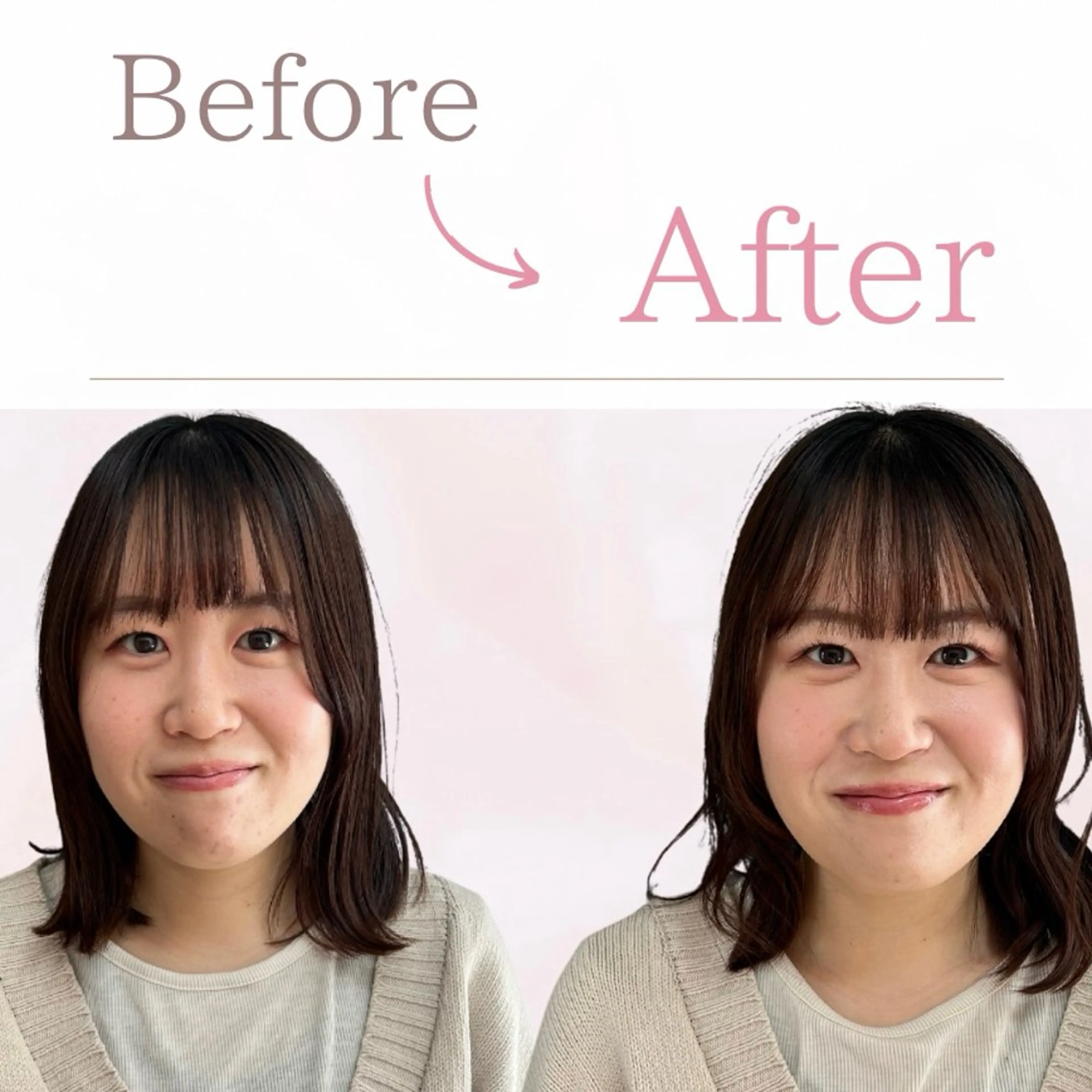 １６タイプパーソナルカラー診断＋顔タイプ診断＋愛され華やかメイク💄の写真