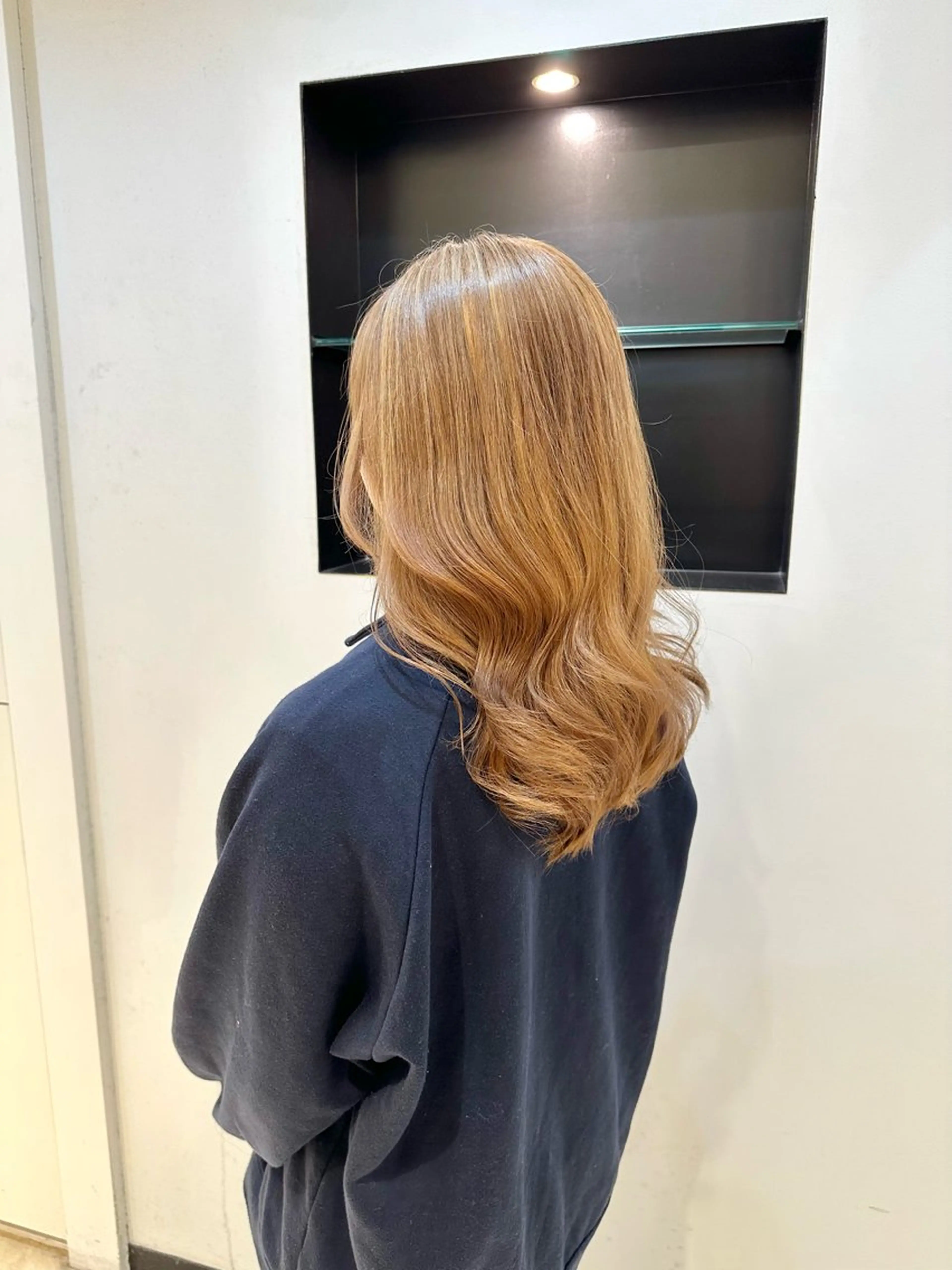 セミロング カラー 十場【髪質改善】 【ダブルカラー】のヘアスタイル