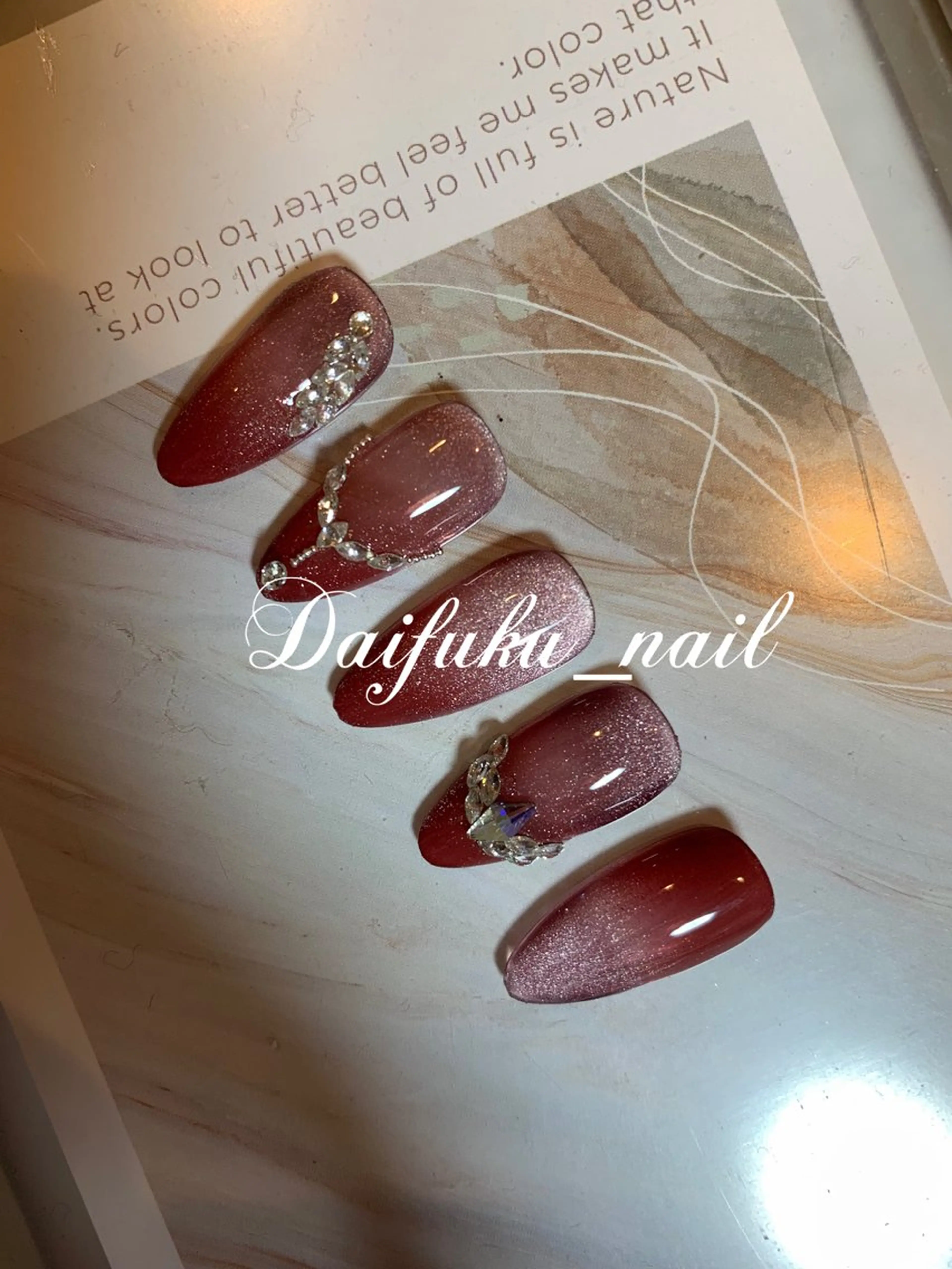 ロング Daifuku nailsのネイルデザイン