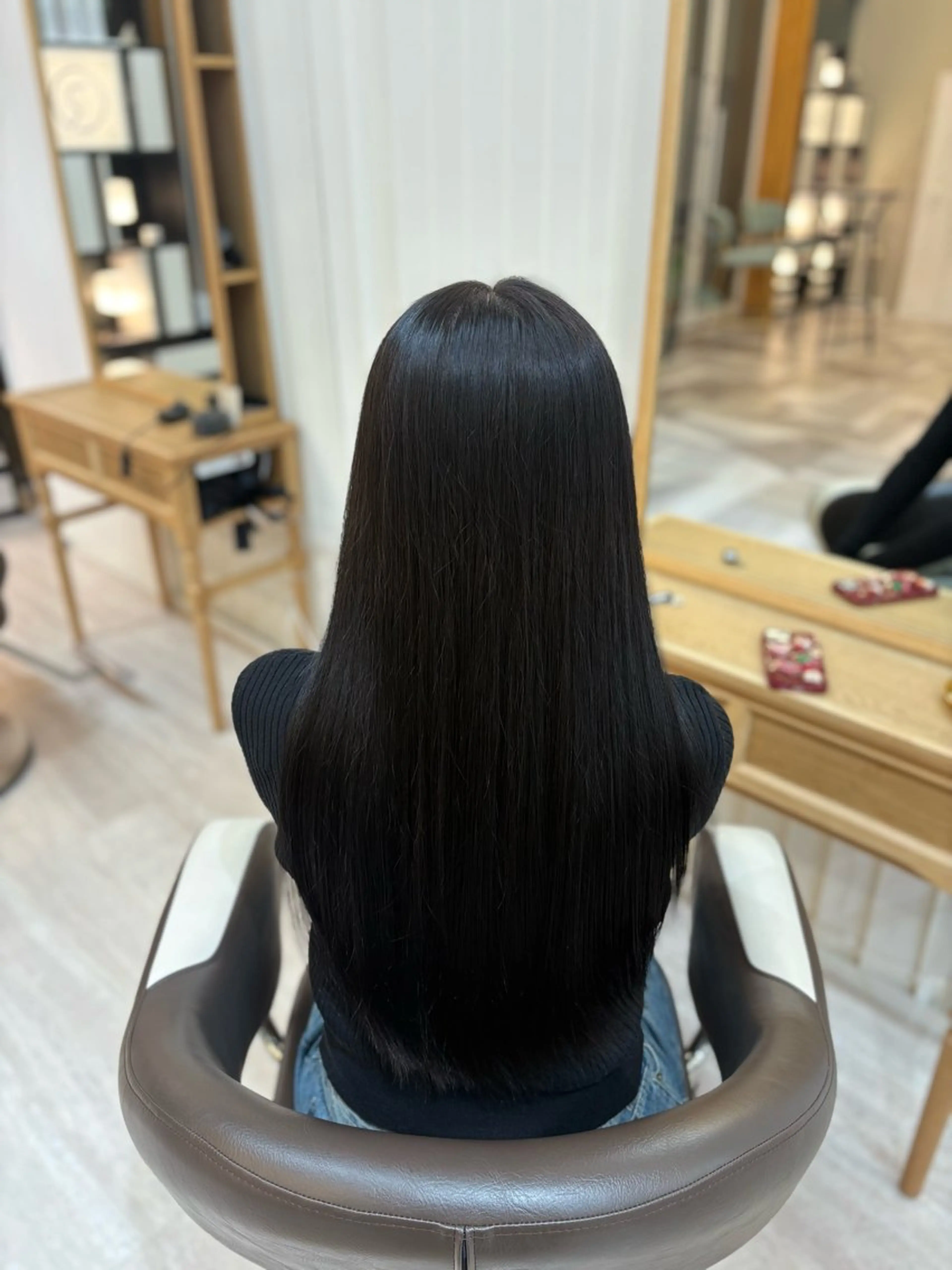 ロング カラー ヘアカラー 🪐韓国／暗髪カラー ／ ｓａｋｕｒａ☽⋰のヘアスタイル