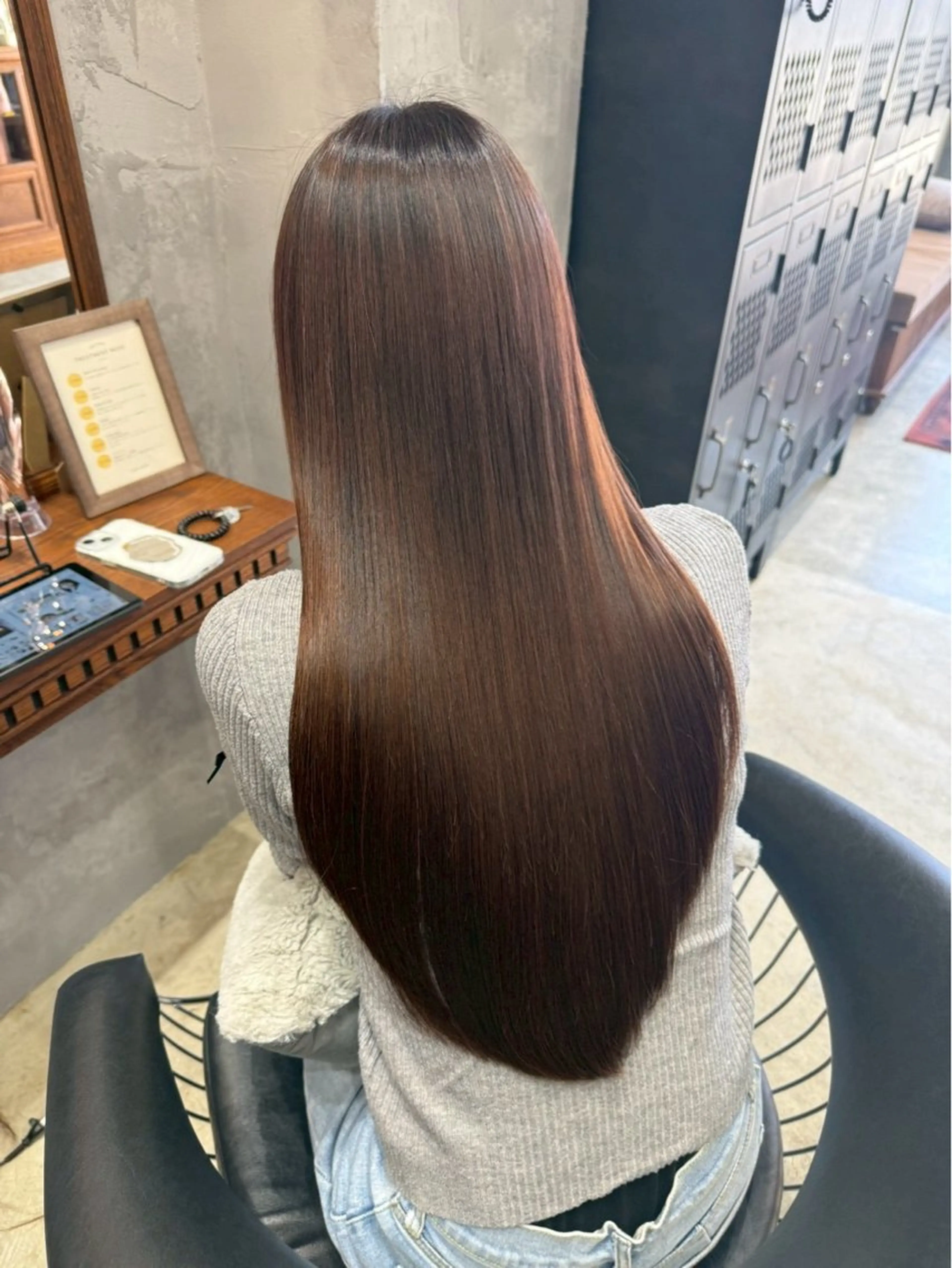 ロング 井口 そらのヘアスタイル
