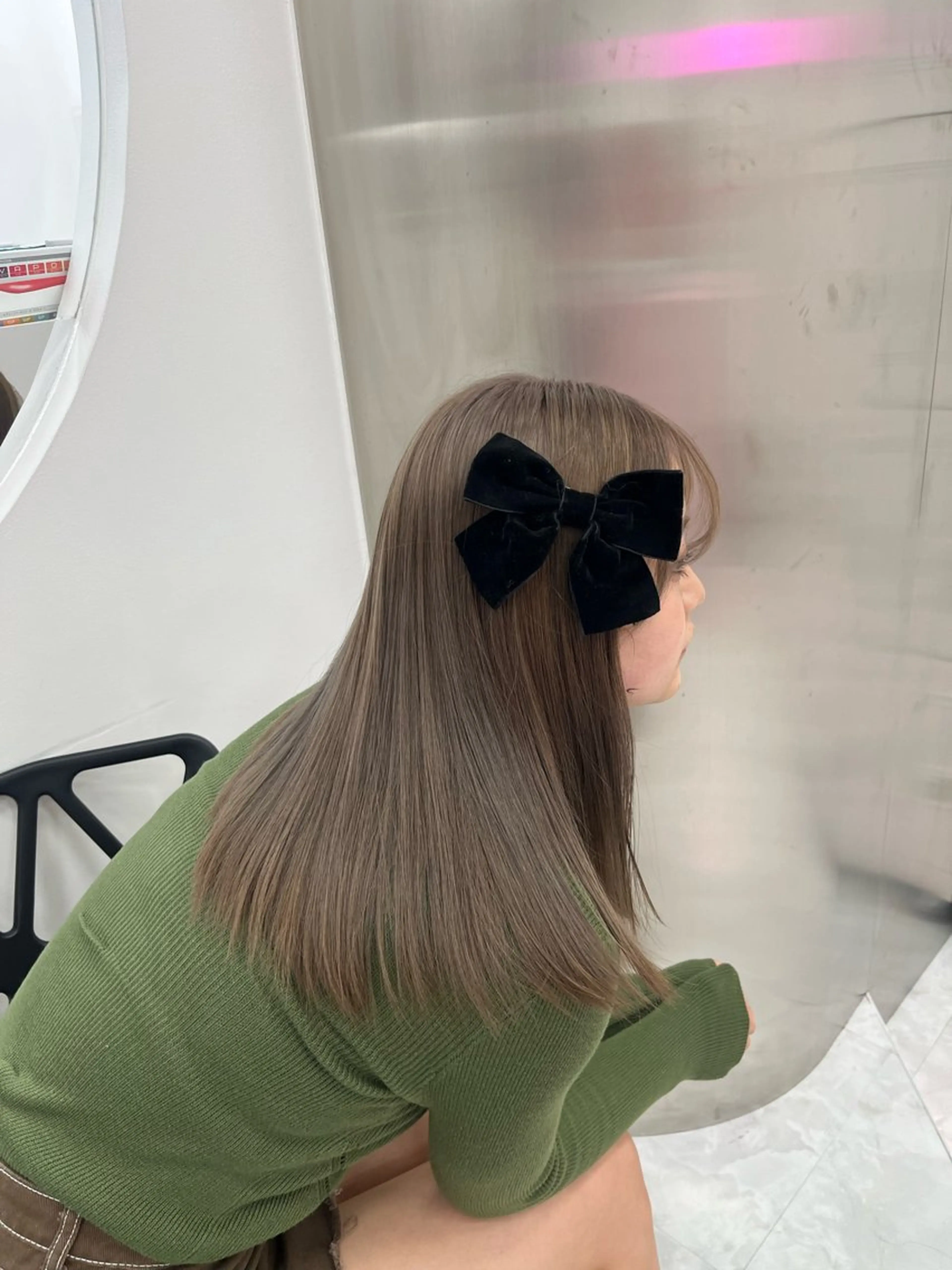 ロング ❤︎ワンホンガーリー なハイトーンヘア❤︎のヘアスタイル