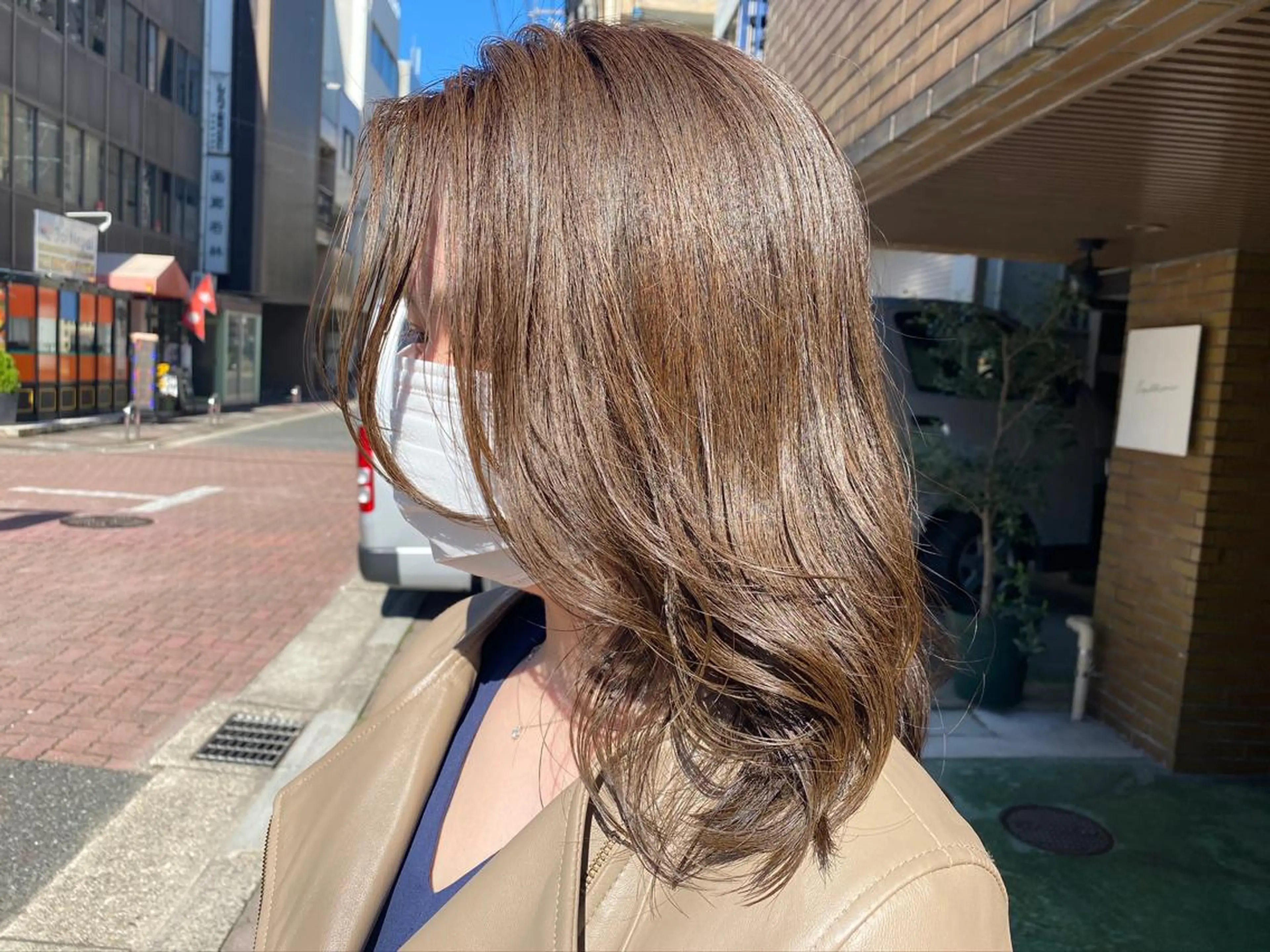 ロング アッシュ アッシュグレー アッシュグレージュ カット ヘアカラー トリートメント CARICIA🌱 masaeのヘアスタイル