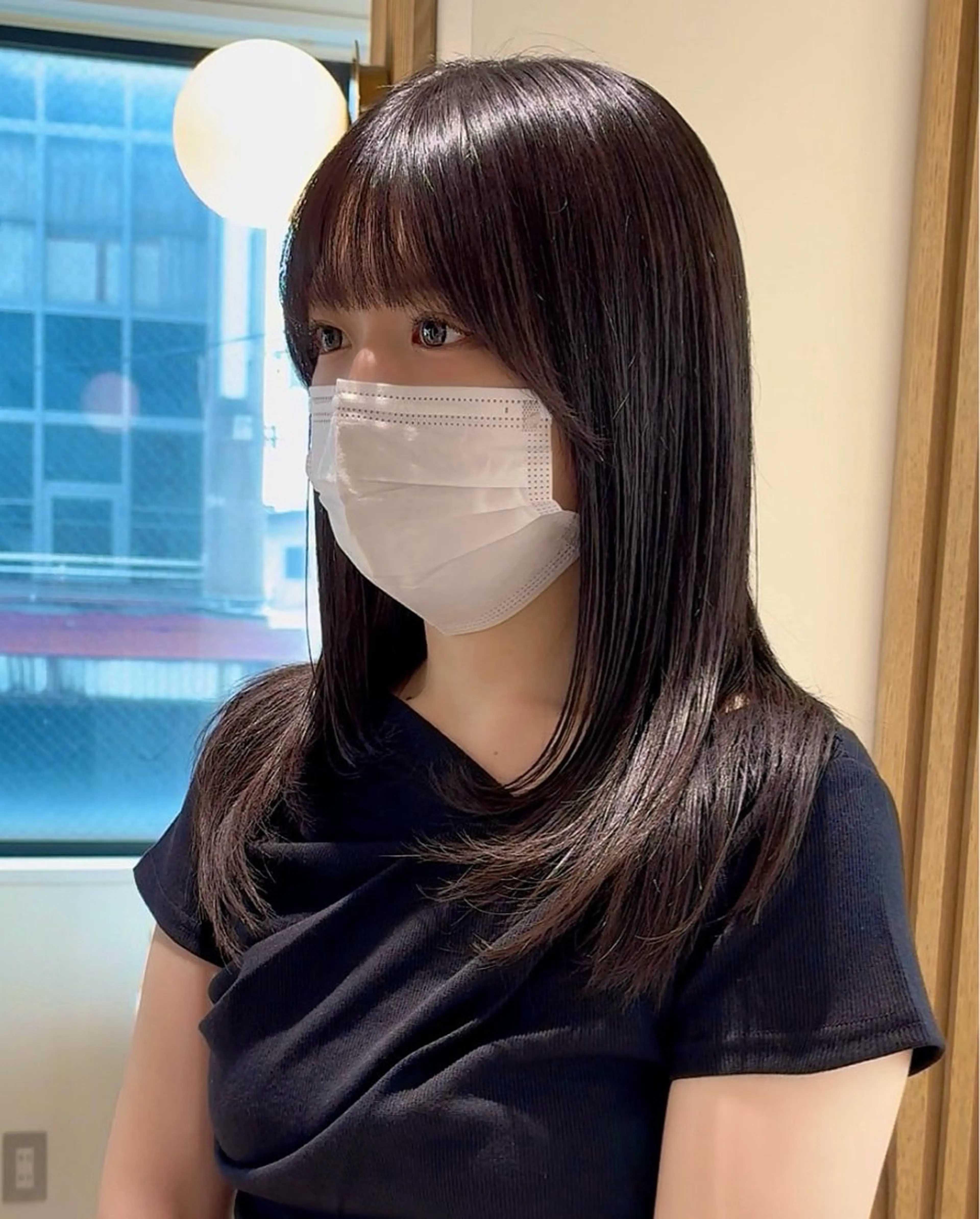 ミディアム ミディアムレイヤー レイヤーカット サイドバング 🫧ナギサ/本厚木/ ボブ/ミディアム🫧のヘアスタイル