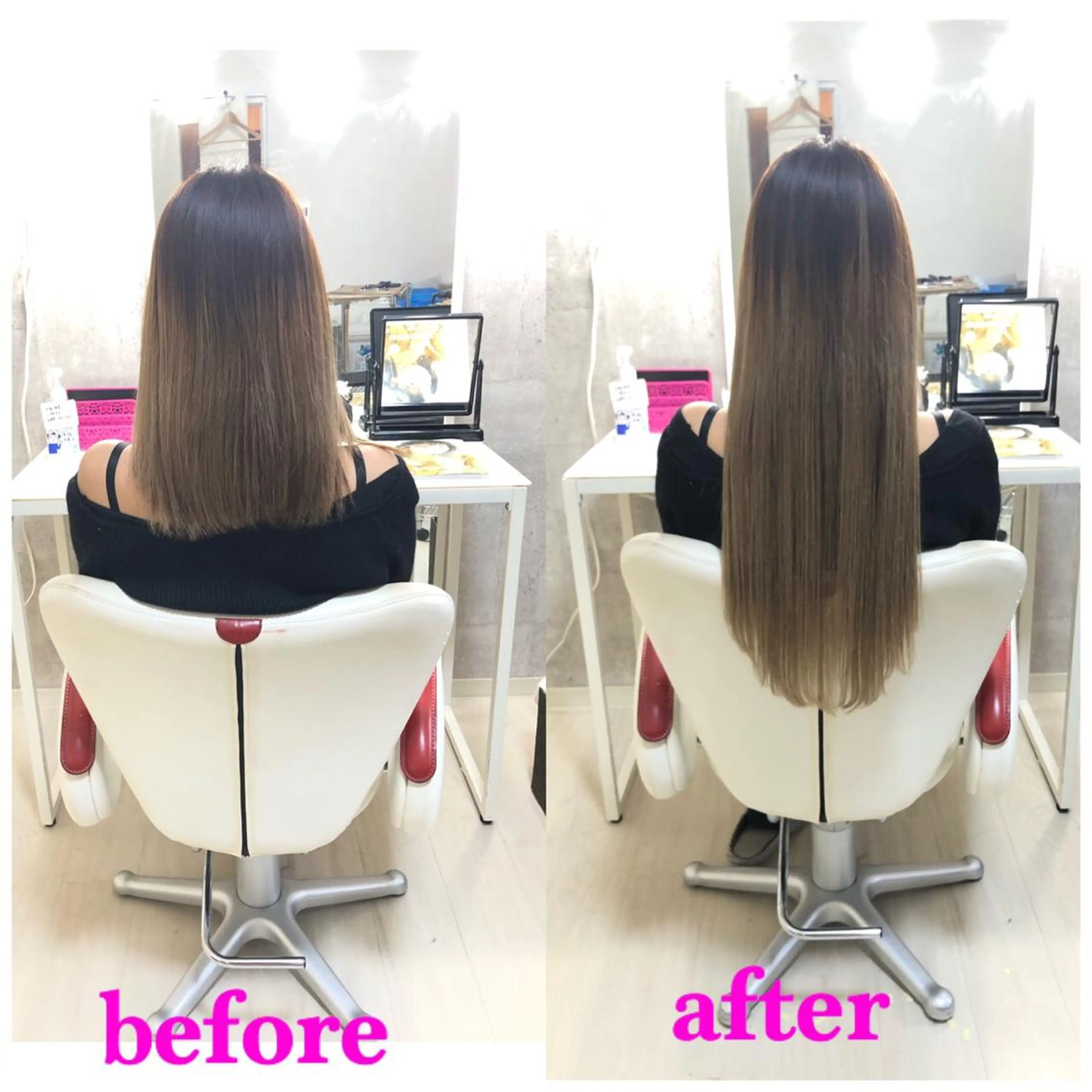 ロング エクステ 🌸ドレスアップ 心斎橋店🌸のヘアスタイル