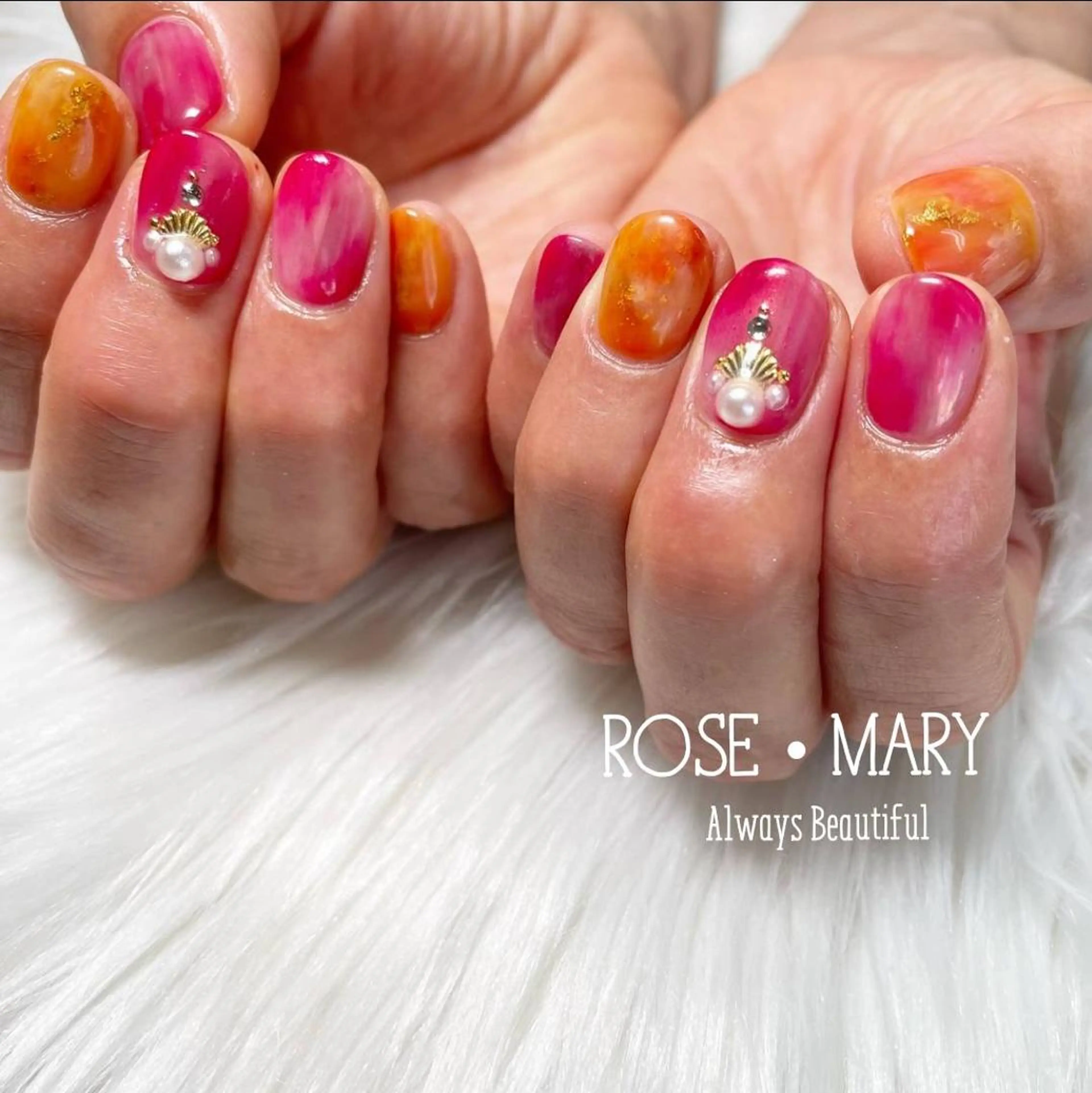 ネイル ハンドネイル ROSE・MARY 木村のネイルデザイン