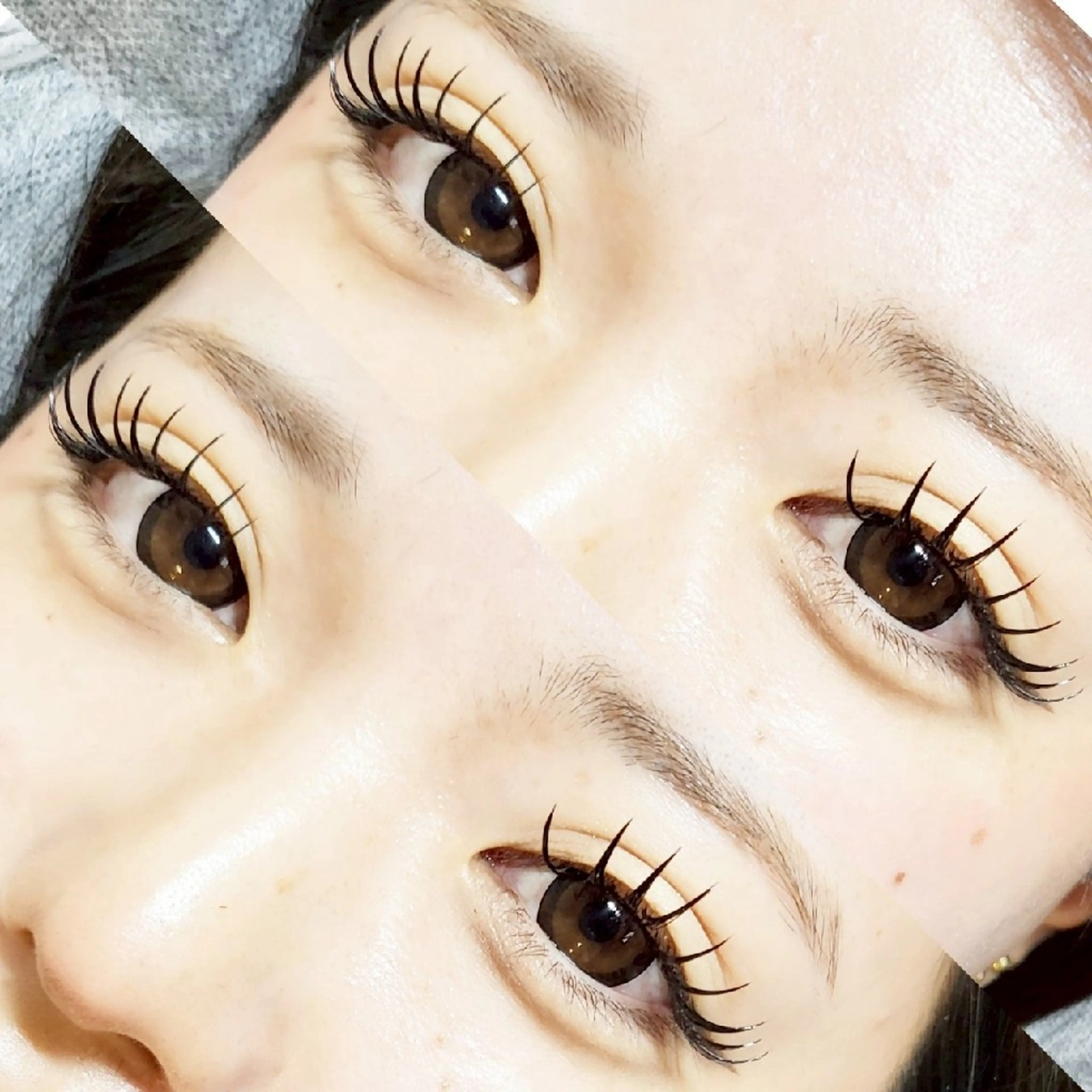 マツエク・マツパ バインドロック 束感まつ毛 マツエク eyelash R𓇼eri🐈️の眉毛・アイブロウイメージ