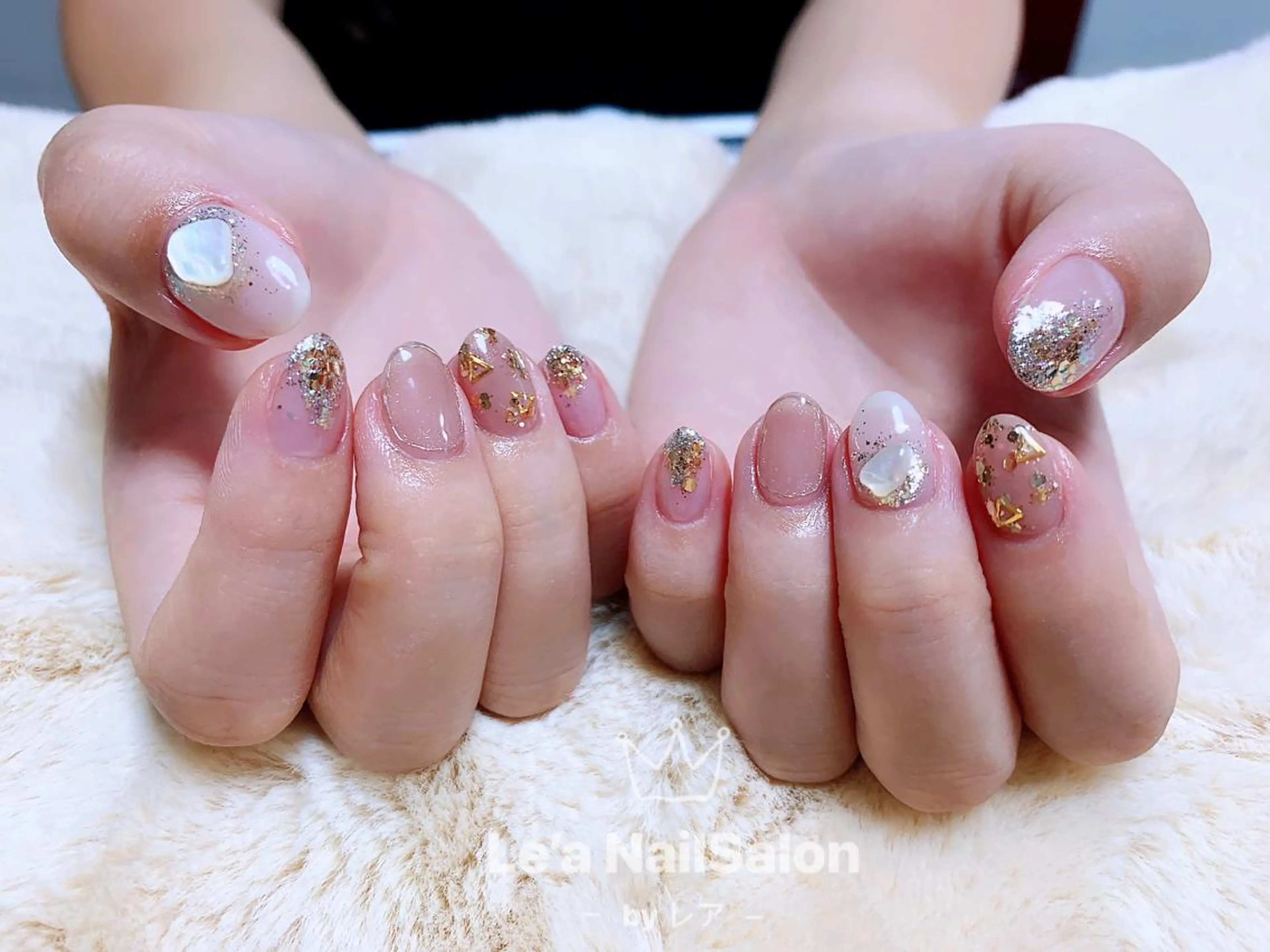 ショート カラー ネイル Le’a NailSalonのネイルデザイン