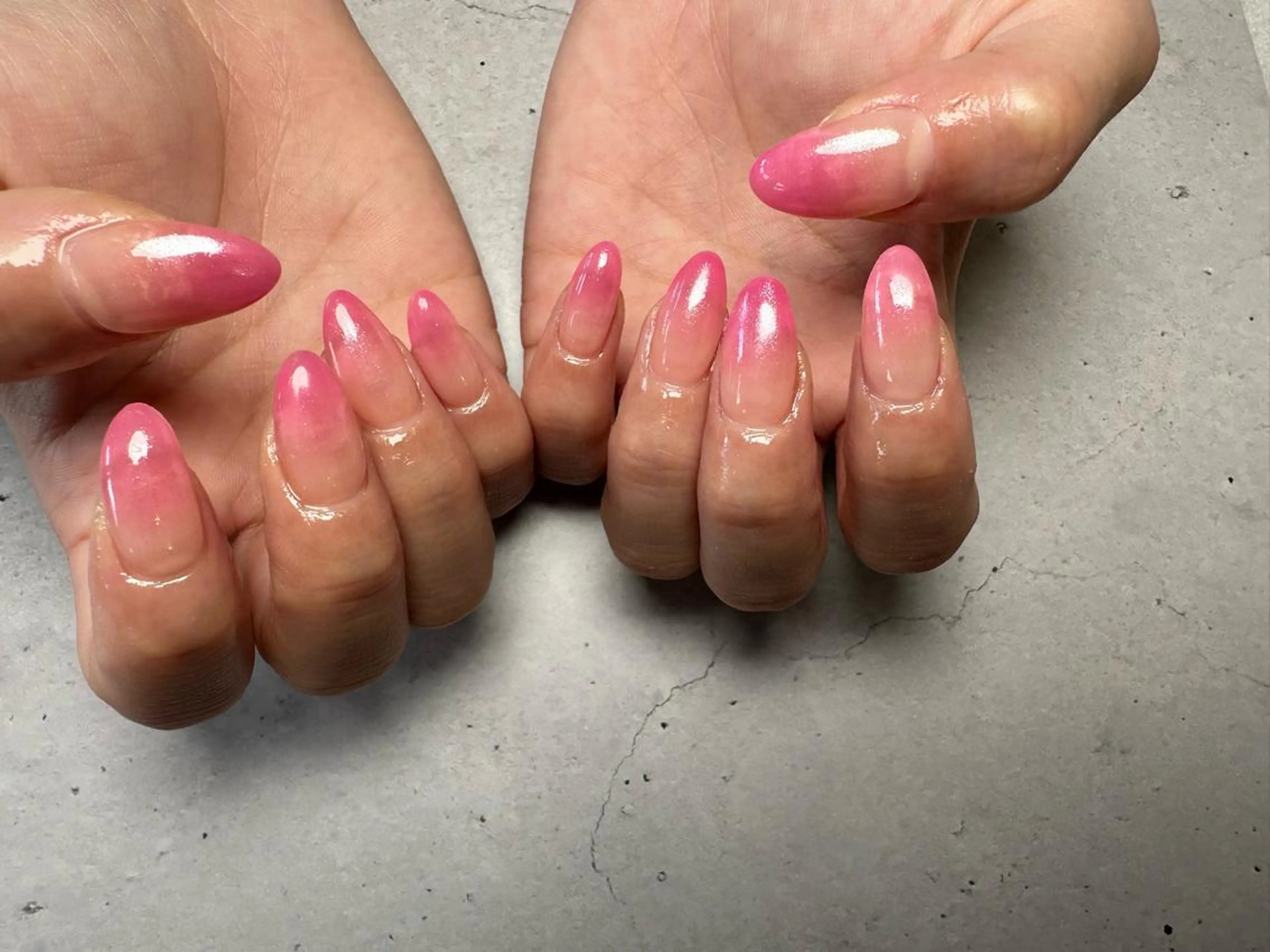 ラメグラデーション,カラーグラデーション オフなしの写真