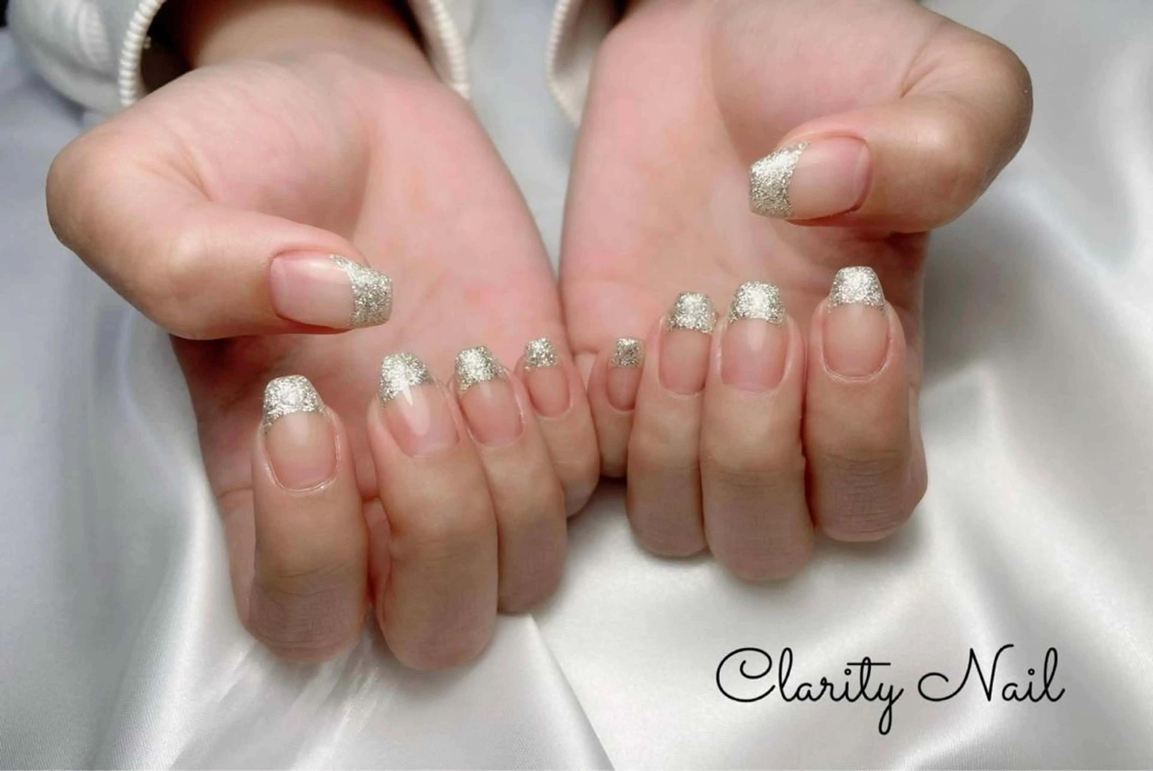 ネイル フレンチネイル ハンドネイル Clarity Nailのネイルデザイン