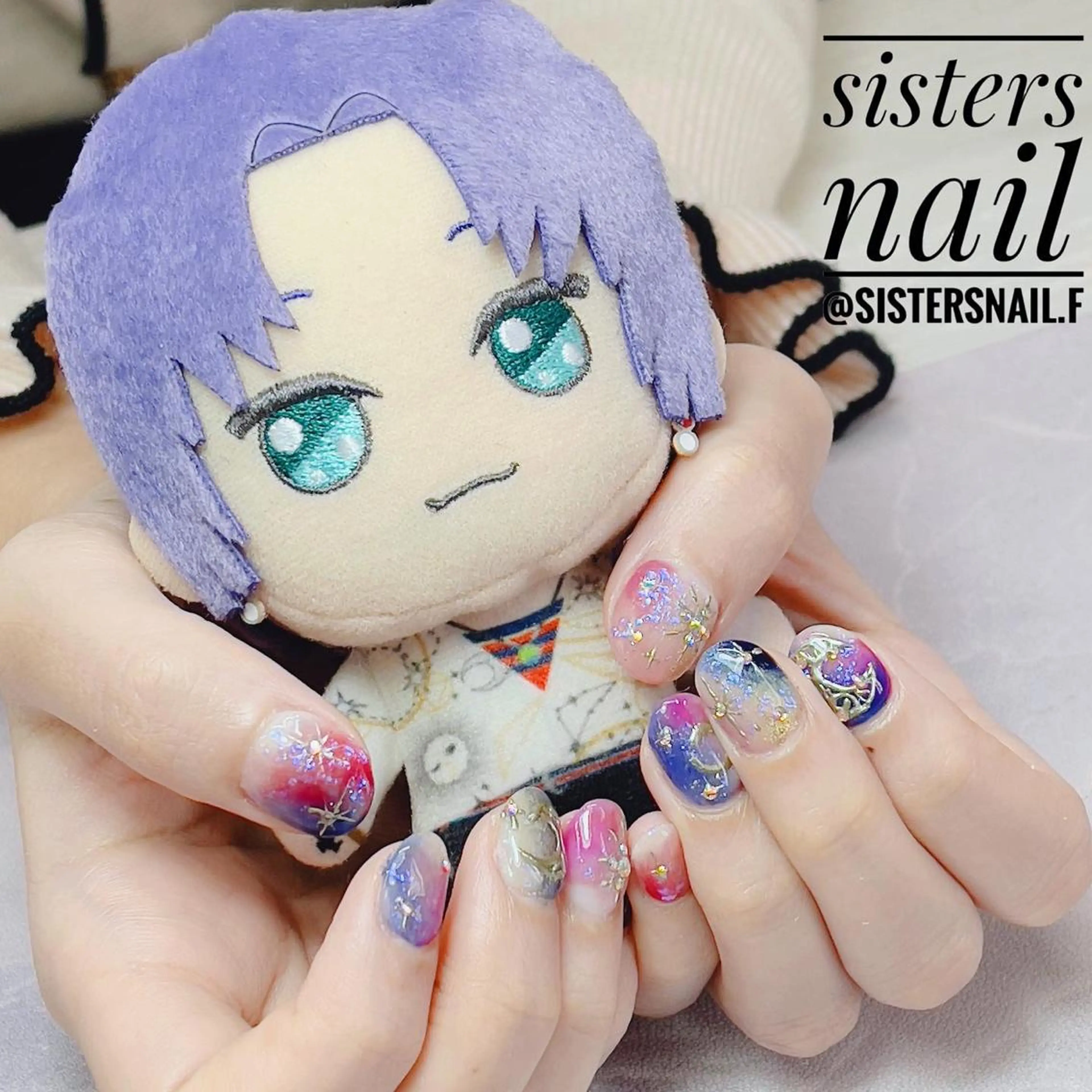 ネイル アートネイル 冬ネイル sisters nail.fのネイルデザイン