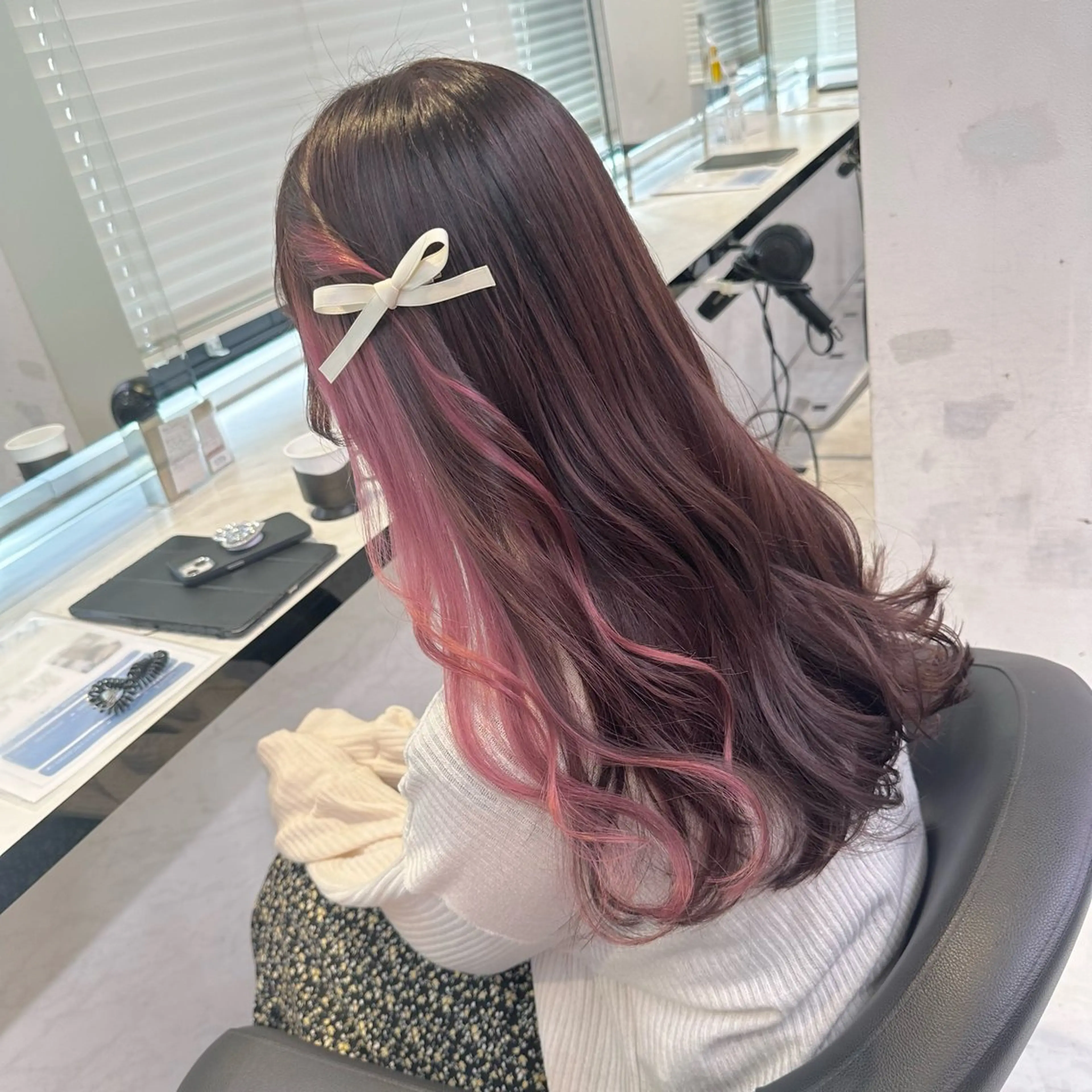 セミロング カラー 🩰透明感カラー♡ UTA🩰のヘアスタイル