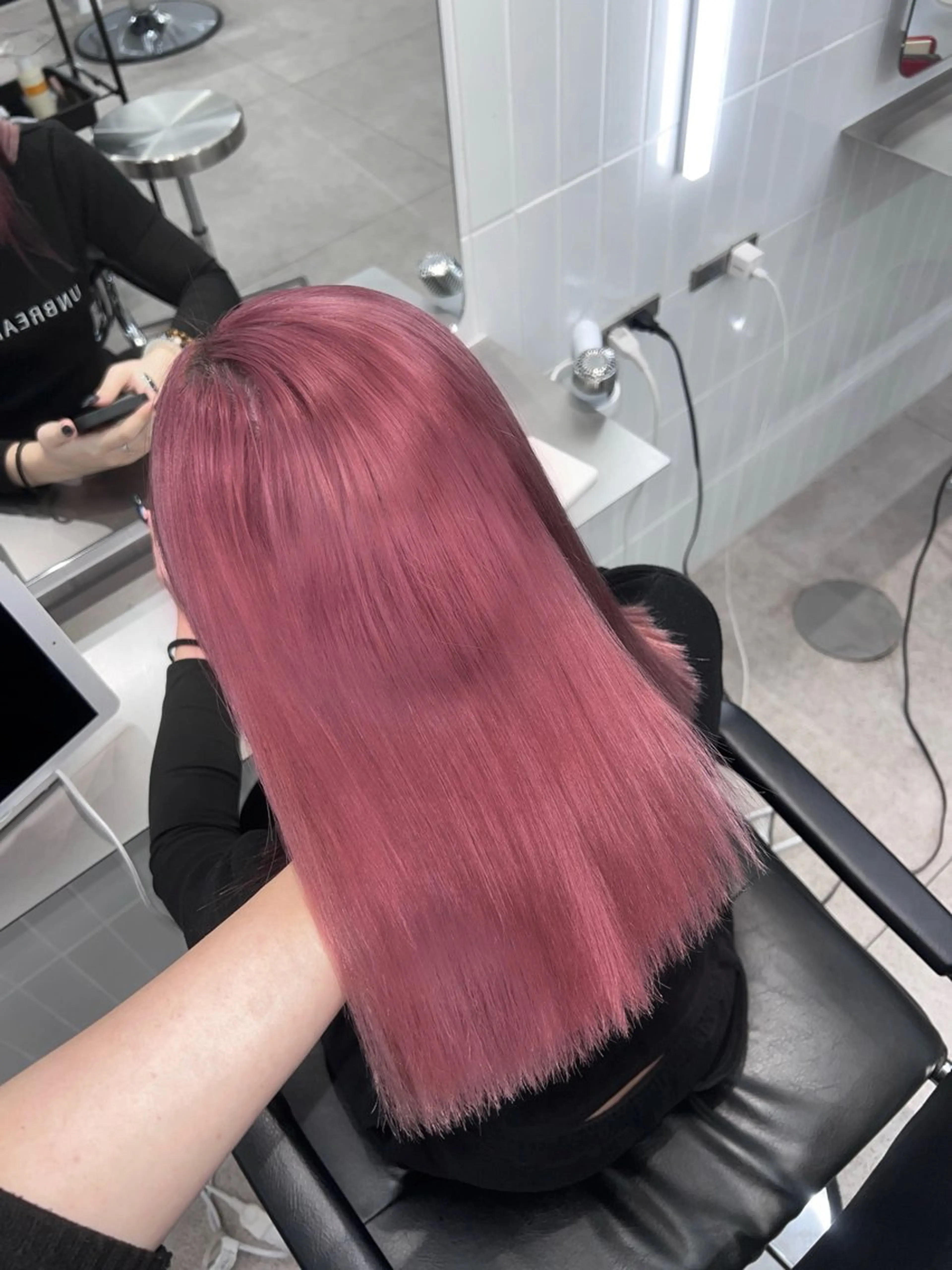 ブリーチ+カラー+クイックトリートメントの写真